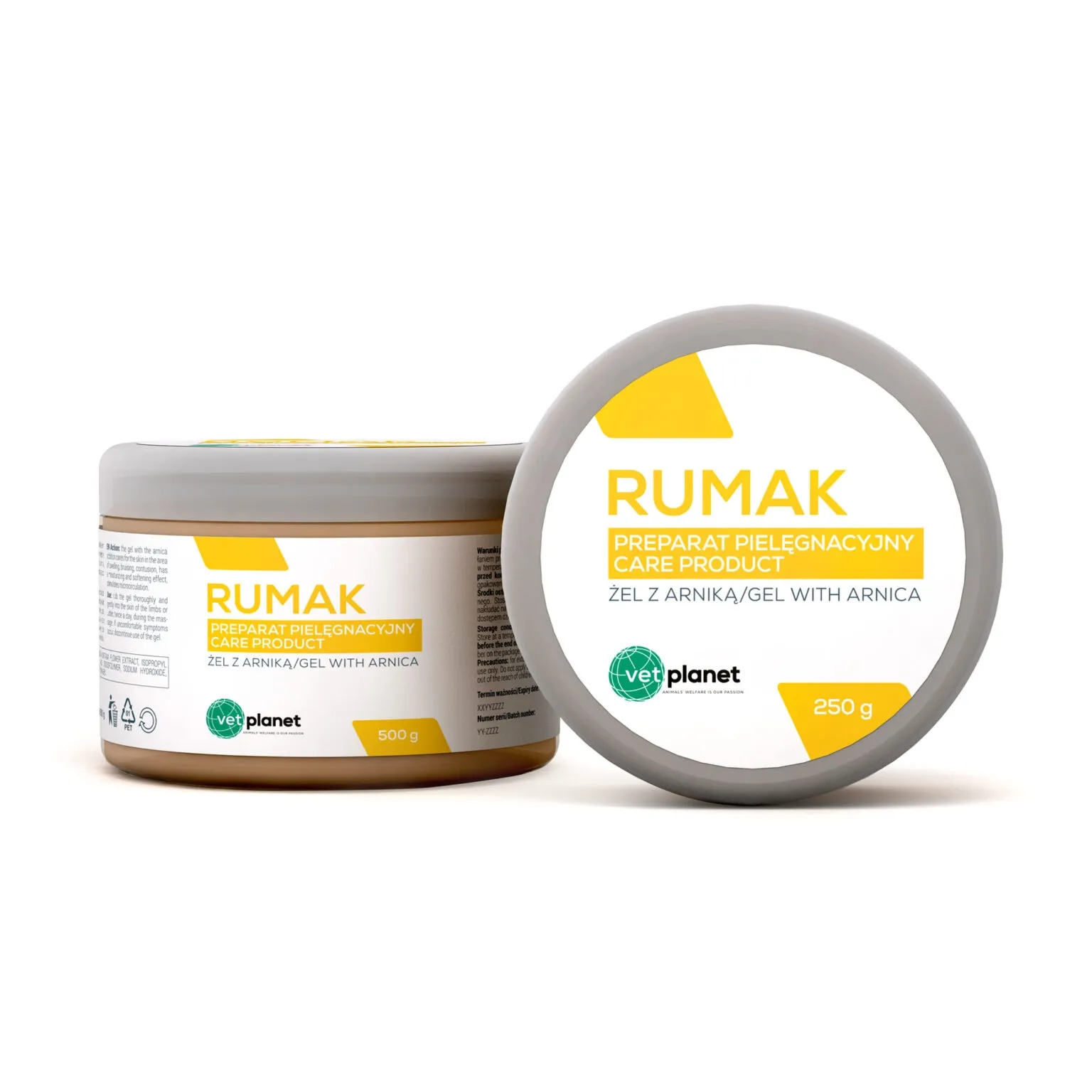 RUMAK GELS AR ARNIKU 250G SASITUMIEM SASPIEDUMIEM - Produkta attēls 
