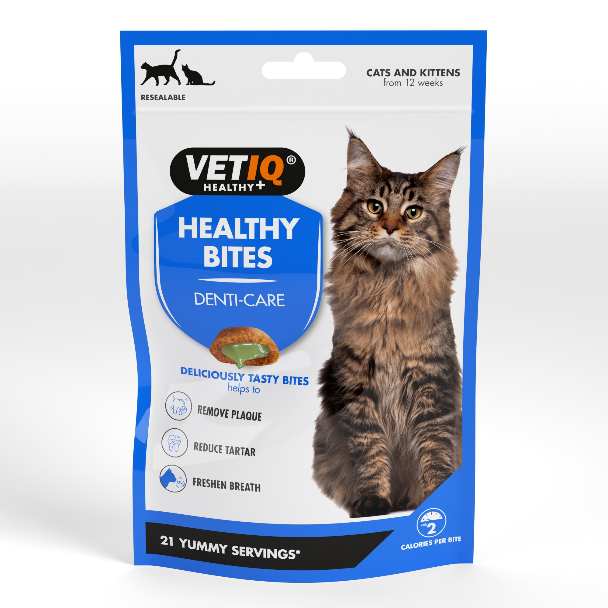 MC VETIQ DENTI-CARE CATS/KITTENS HEATHLY BITES 65G - Produkta attēls 2
