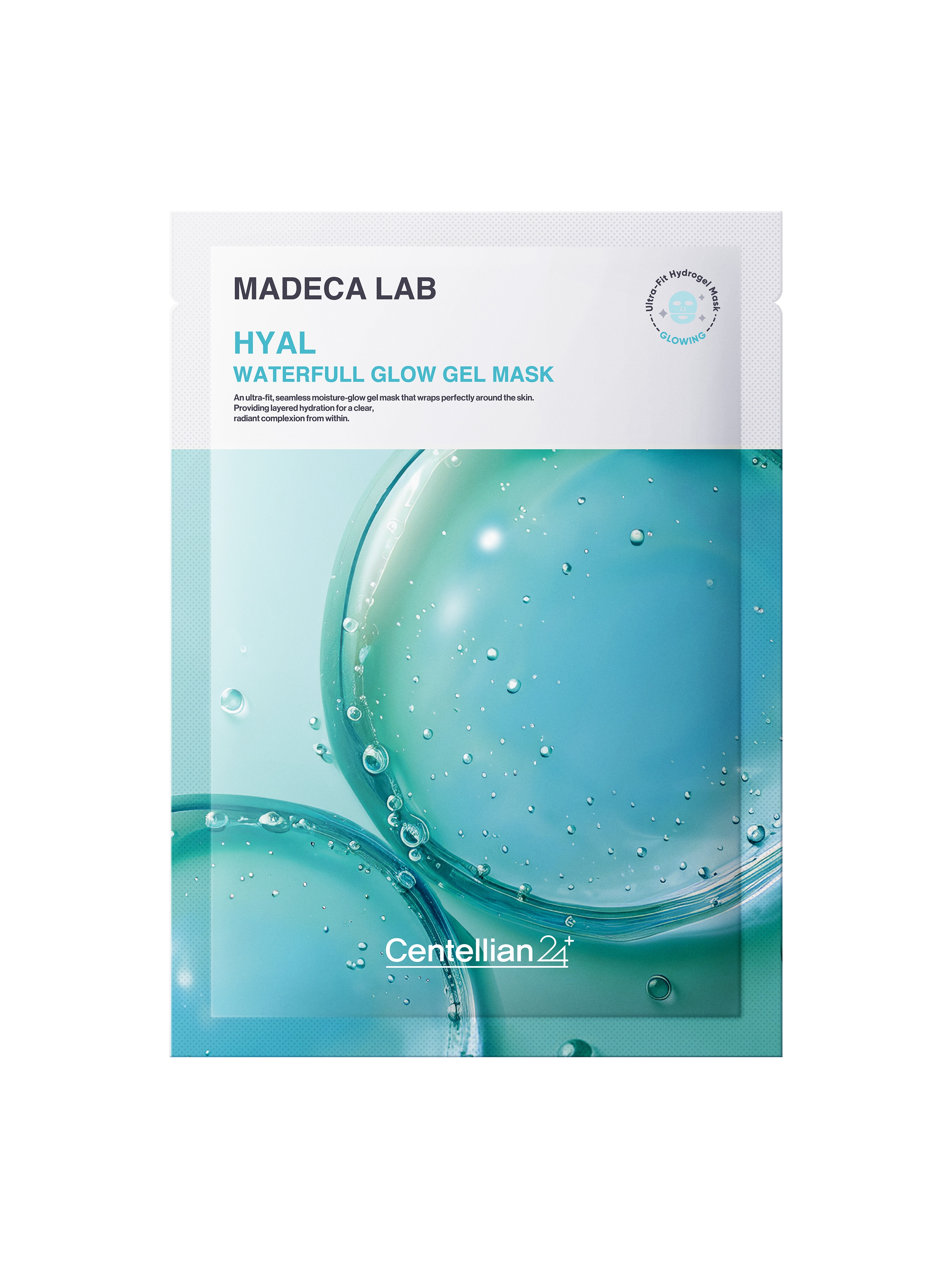CENTELLIAN24 Hyal Waterfull Glow Gel maska, 22 ml - Produkta attēls 