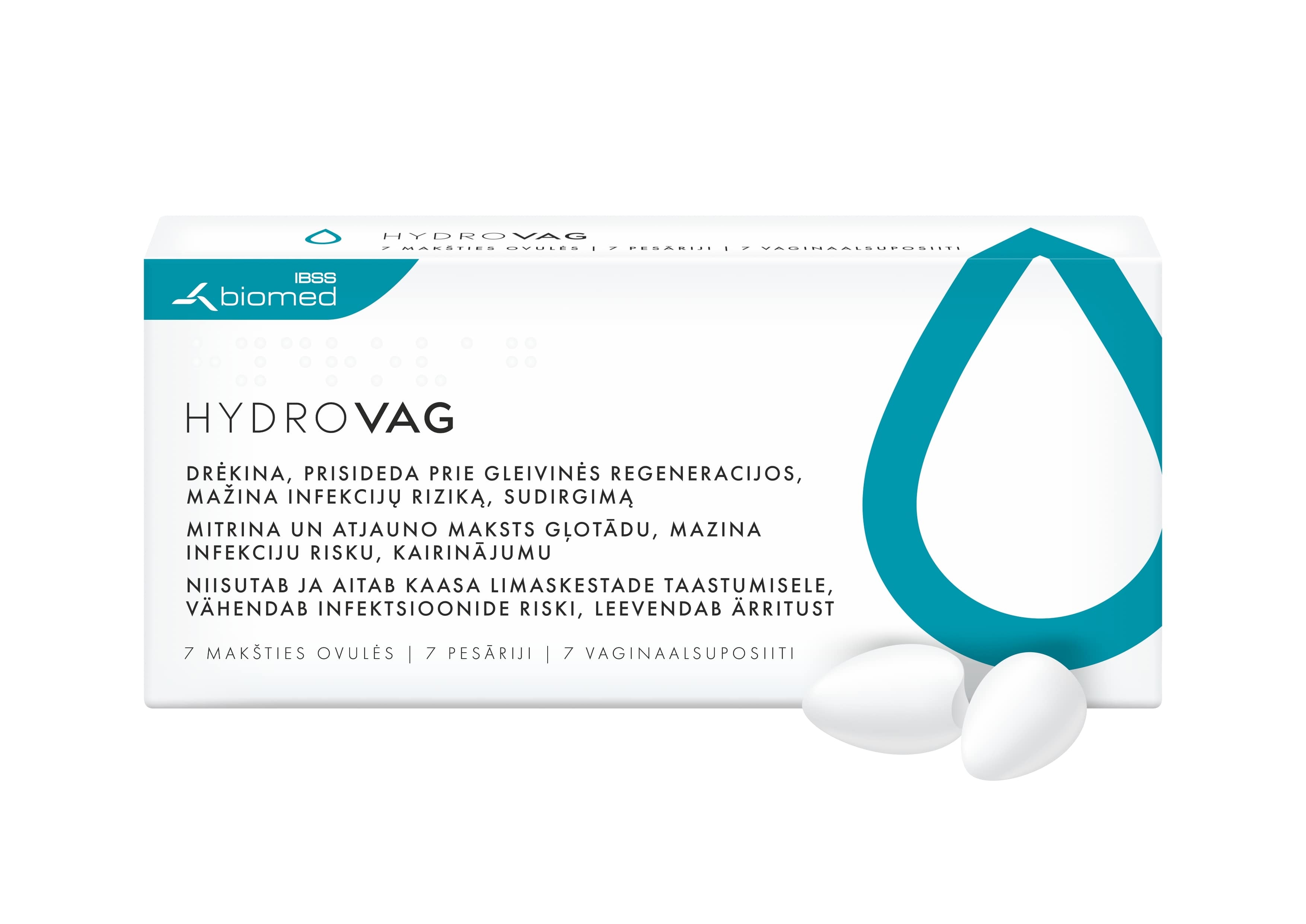 HYDROVAG vaginālās kapsulas, 7 gab. - Produkta attēls 