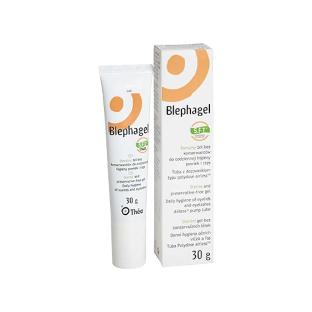 BLEPHAGEL gels plakstiņu un skropstu higiēnai, 30 g - Produkta attēls 