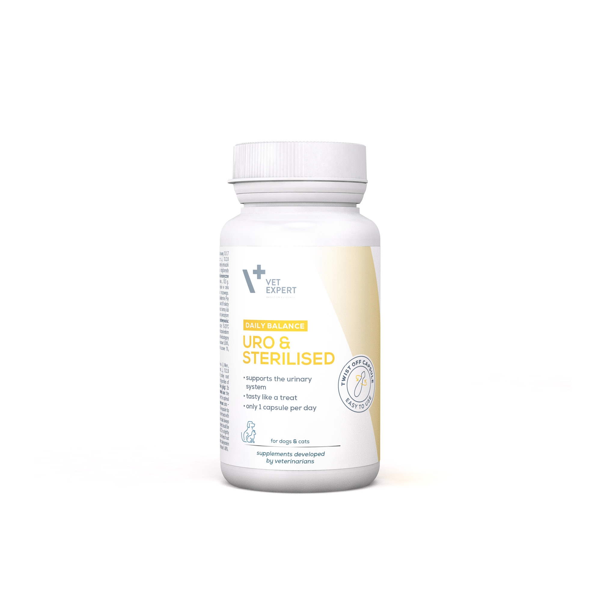 VE Daily Balance Uro&Sterilised kapsulas suņiem/kaķiem N30 - Produkta attēls 