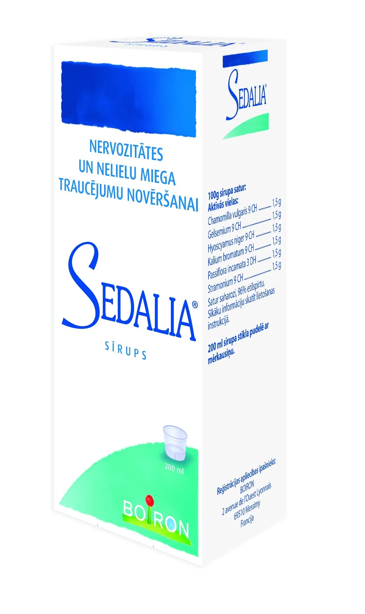 SEDALIA sīrups, 200 ml - Produkta attēls 