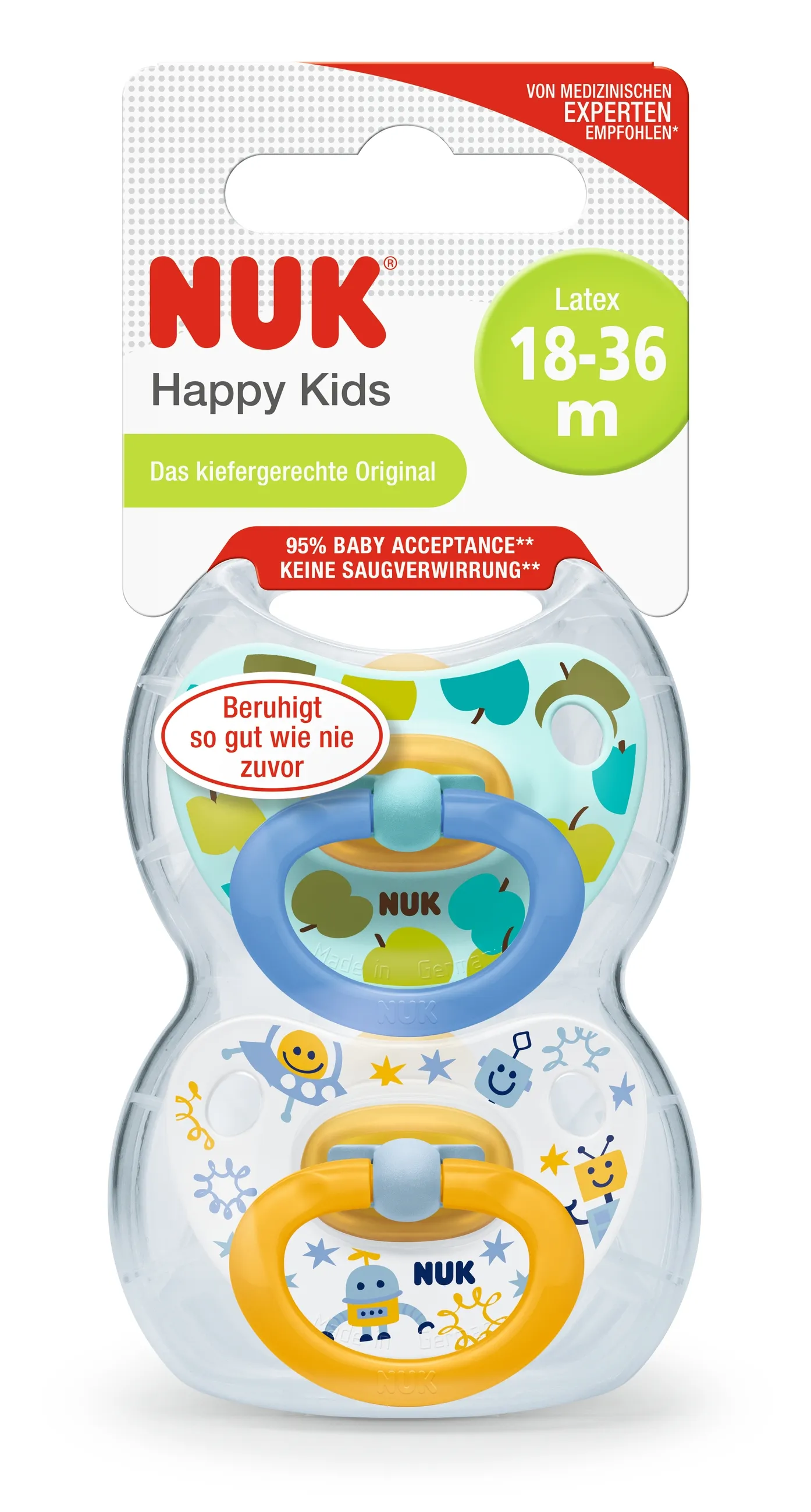 NUK Star 3LA māneklītis (18 - 36 mēn.), 2 gab - Produkta attēls 