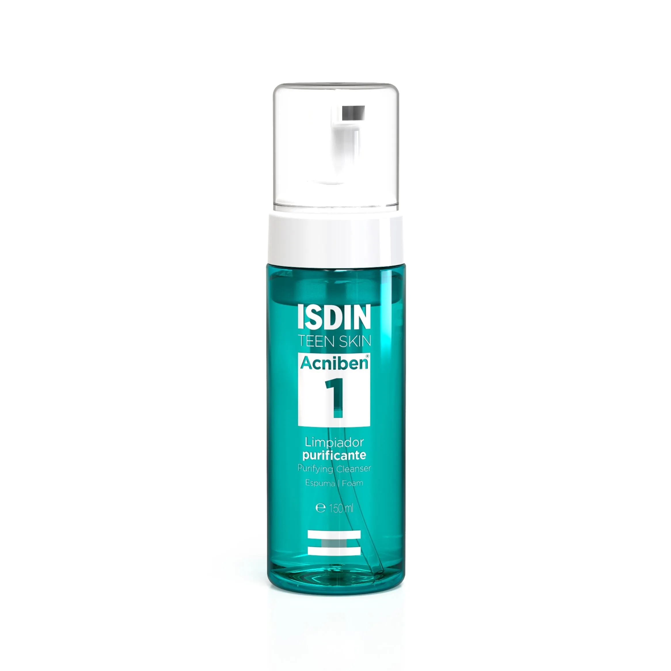 ISDIN Acniben attīrošas putas taukainai, aknes skartai ādai, 150 ml - Produkta attēls 