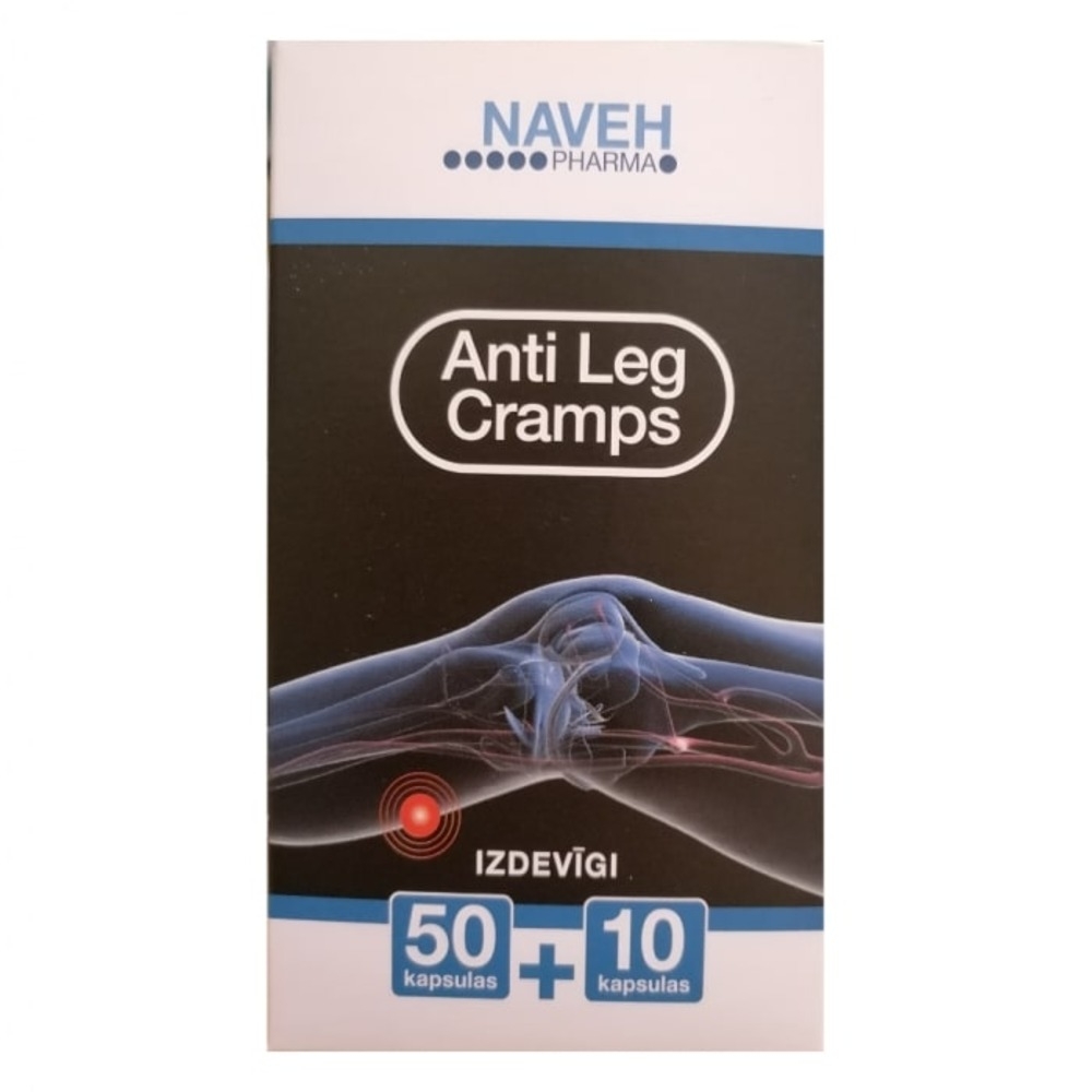 ANTI LEG Cramps kapsulas, 60 gab. - Produkta attēls 