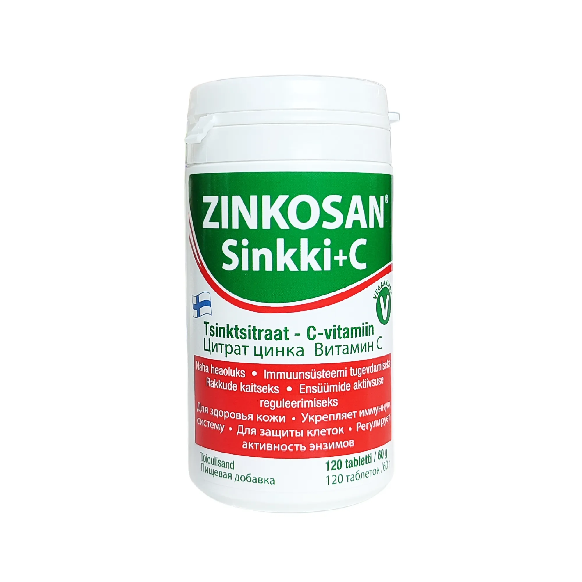 HKK ZINKOSAN TABLETES N120 - Produkta attēls 