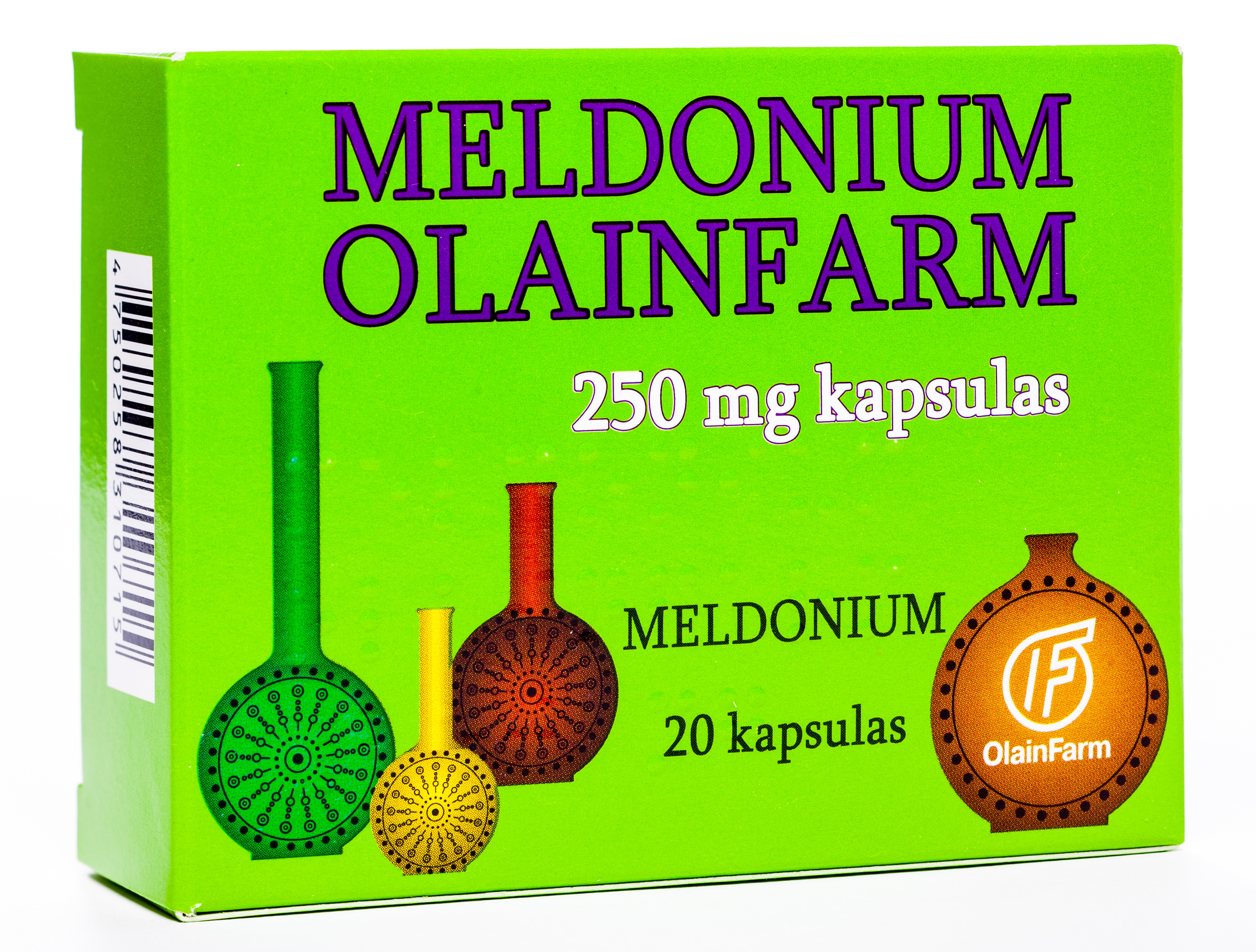 MELDONIUM 250 mg kapsulas, 20 gab. - Produkta attēls 