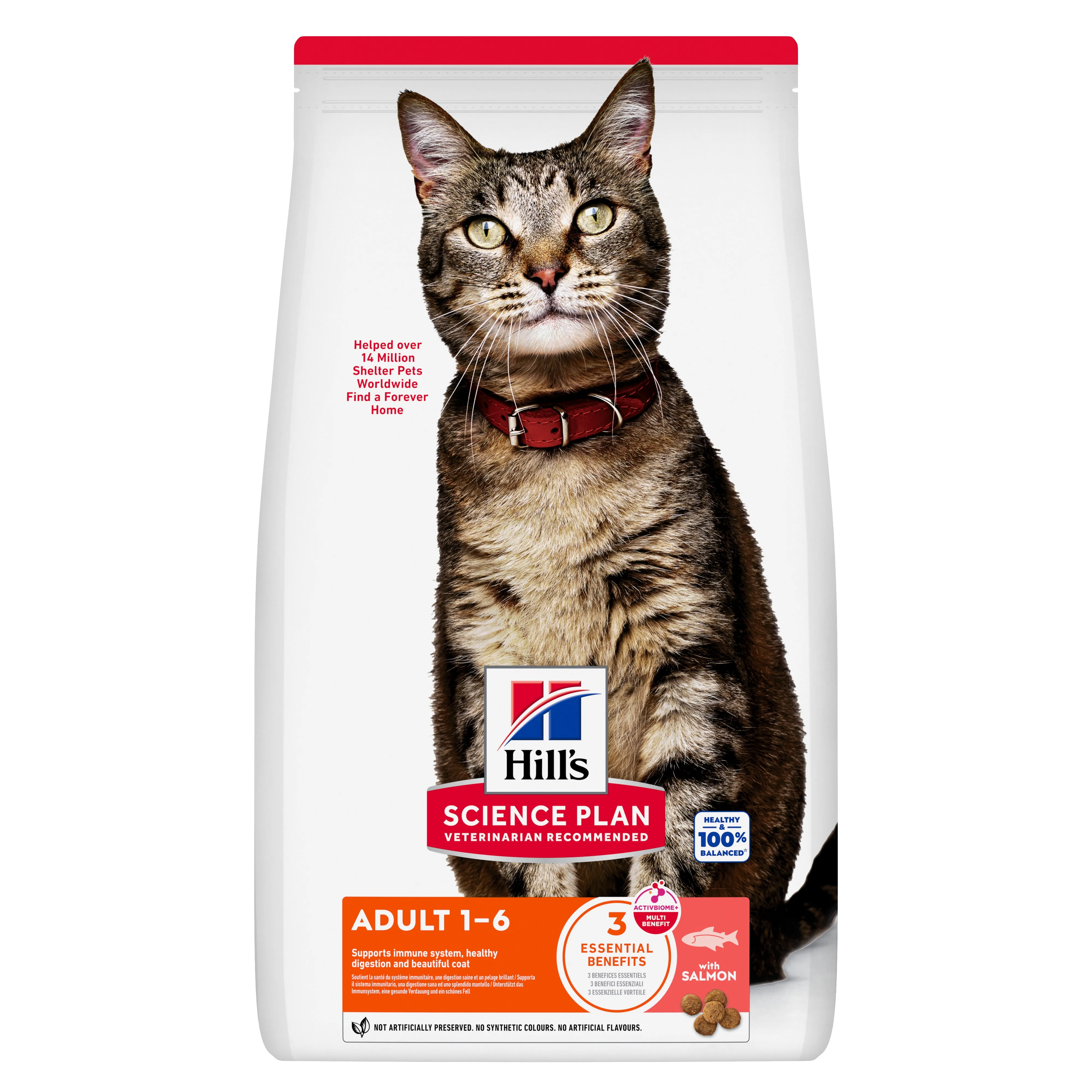 Hills kaķu sausā barība lasis 3kg - Produkta attēls 