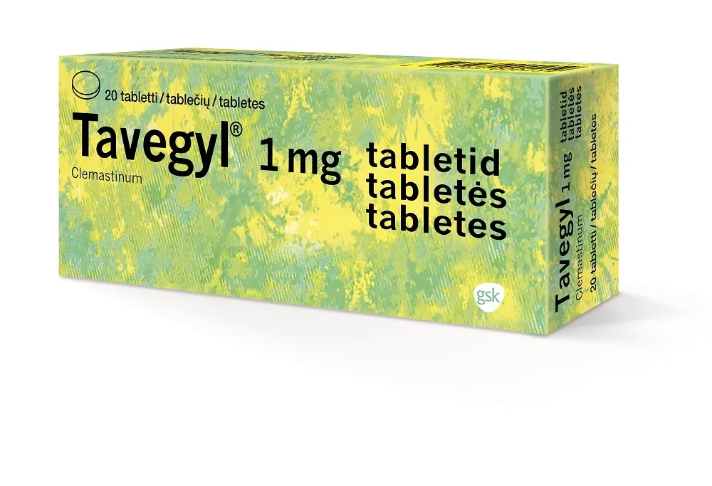 TAVEGYL 1MG TABLETES N20 - Produkta attēls 