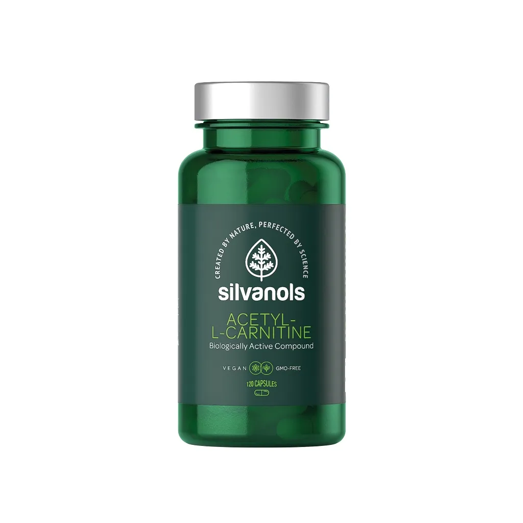 SILVANOLS Acetyl-L-Carnitine 500 mg, 120 gab. - Produkta attēls 