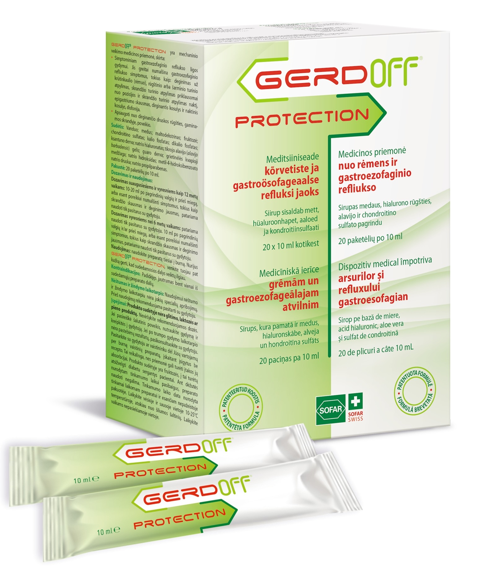 GEDROFF Protection 10 ml, 20 gab - Produkta attēls 