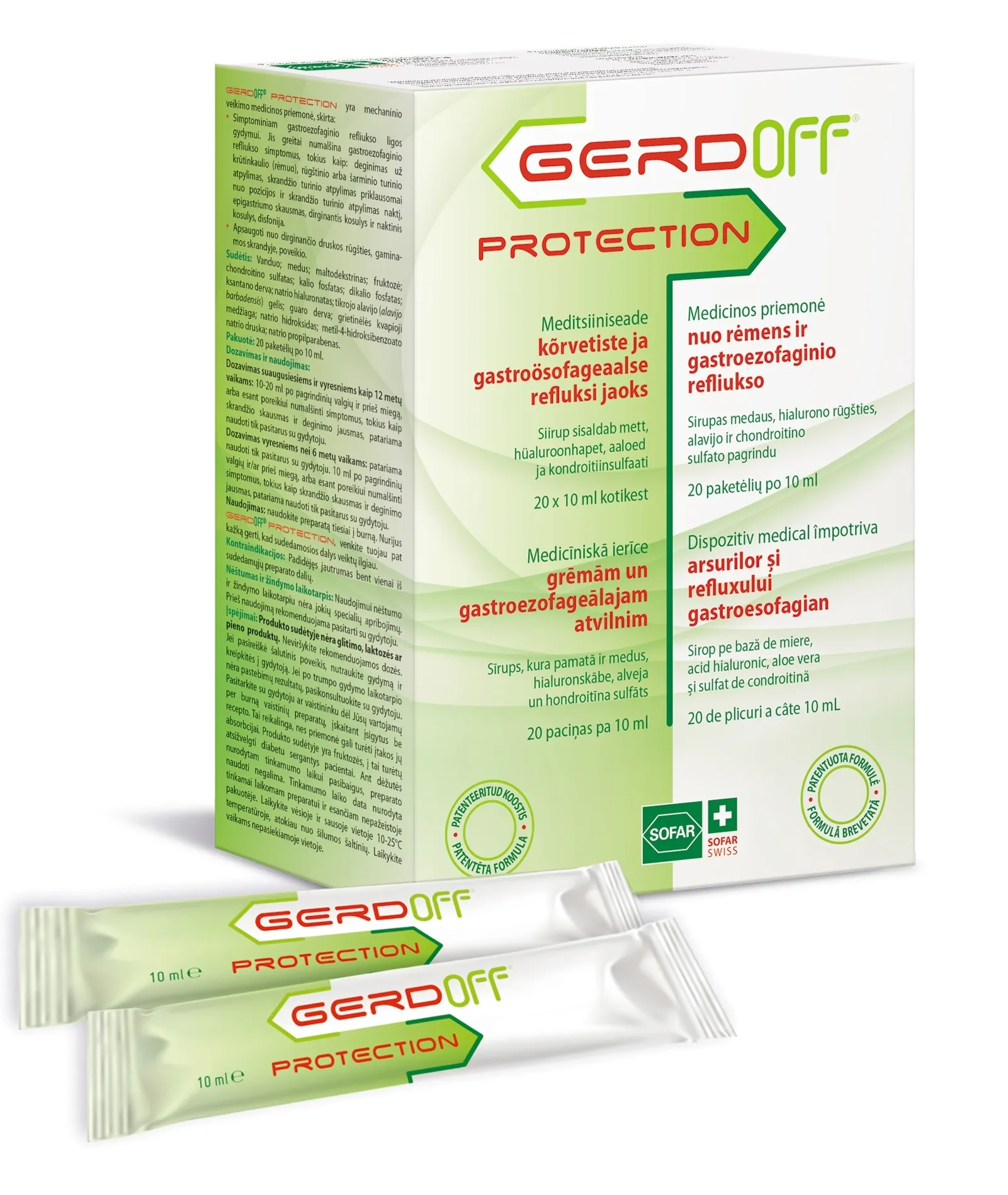 GEDROFF Protection 10 ml, 20 gab - Produkta attēls 