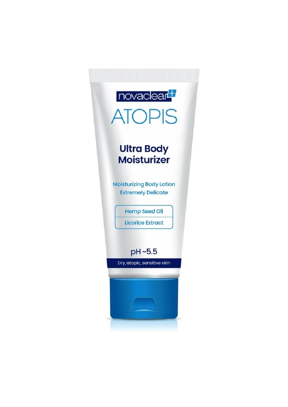 NOVACLEAR Atopis mitrinošs ķermeņa losjons, 200 ml - Produkta attēls 