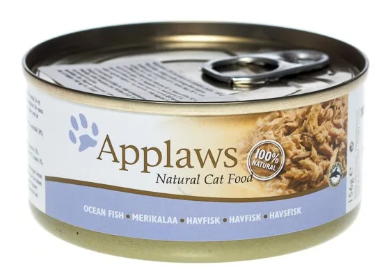 Applaws kaķu konservēta barība okeāna zivs 156g - Produkta attēls 1