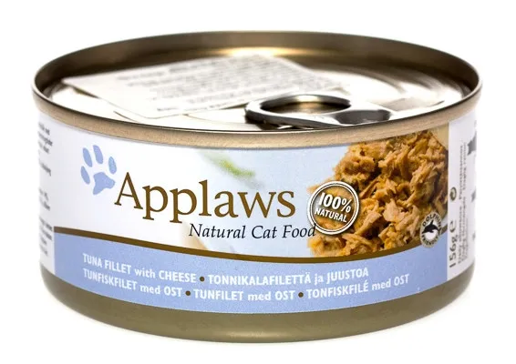 Applaws kaķu konservēta barība tuncis/siers 156g - Produkta attēls 1