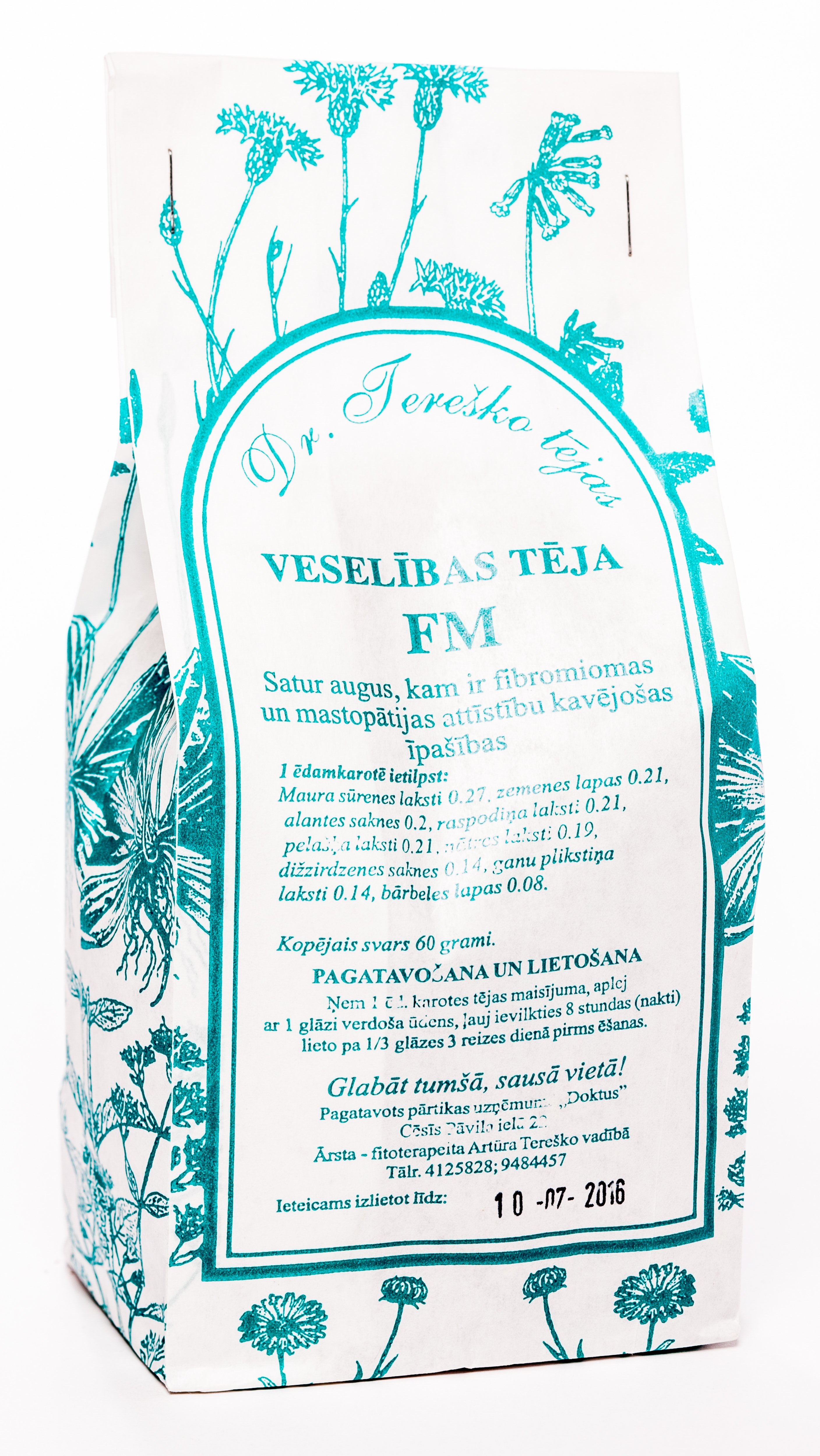 TEREŠKO tēja FM, 60 g. - Produkta attēls 