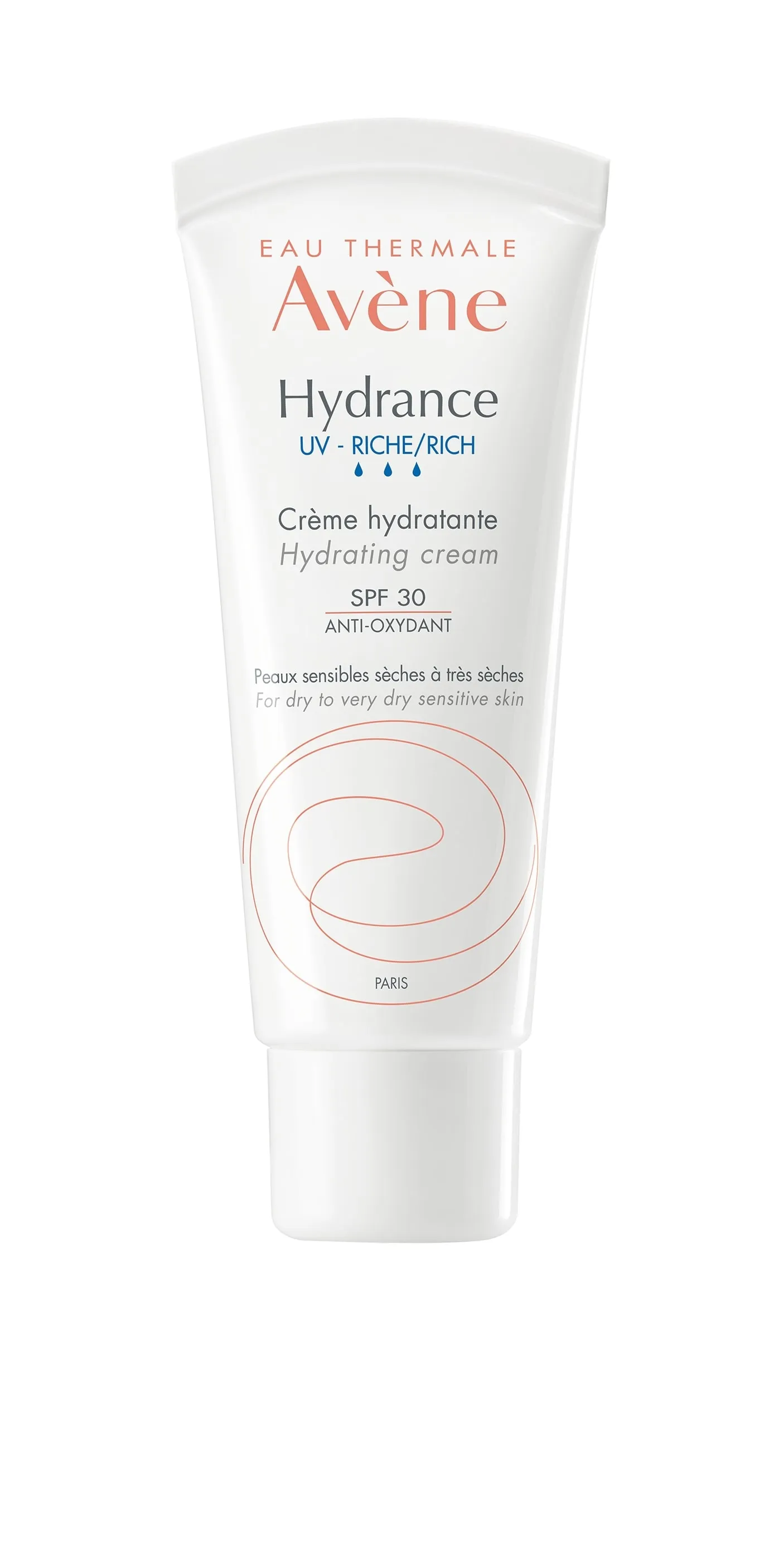 AVENE Hydrance UV Rich SPF30 krēms sausai sejas ādai, 40ml - Produkta attēls 2