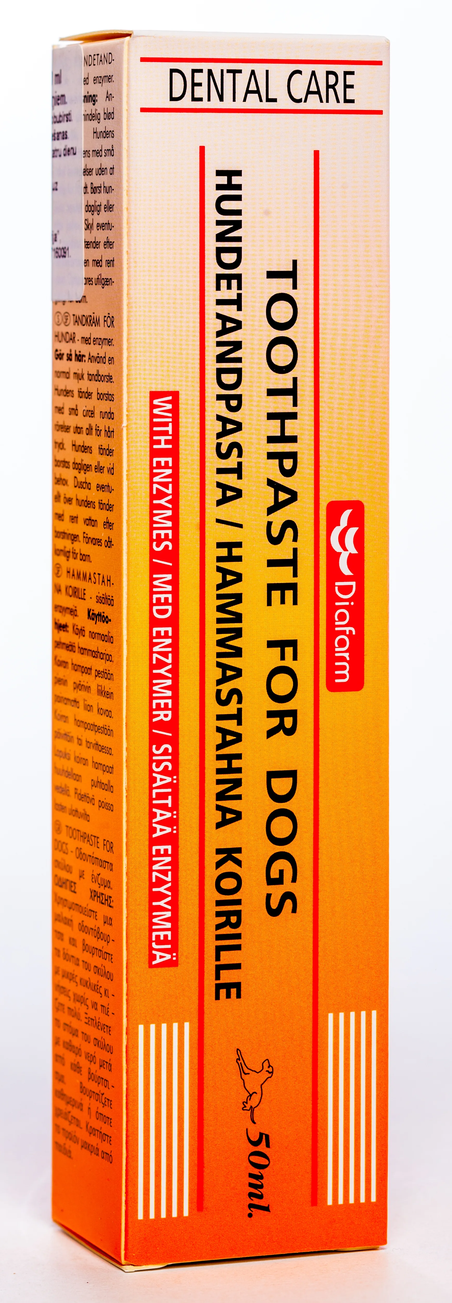 DF TOOTHPASTE FOR DOGS ENZYMES 75G - Produkta attēls 