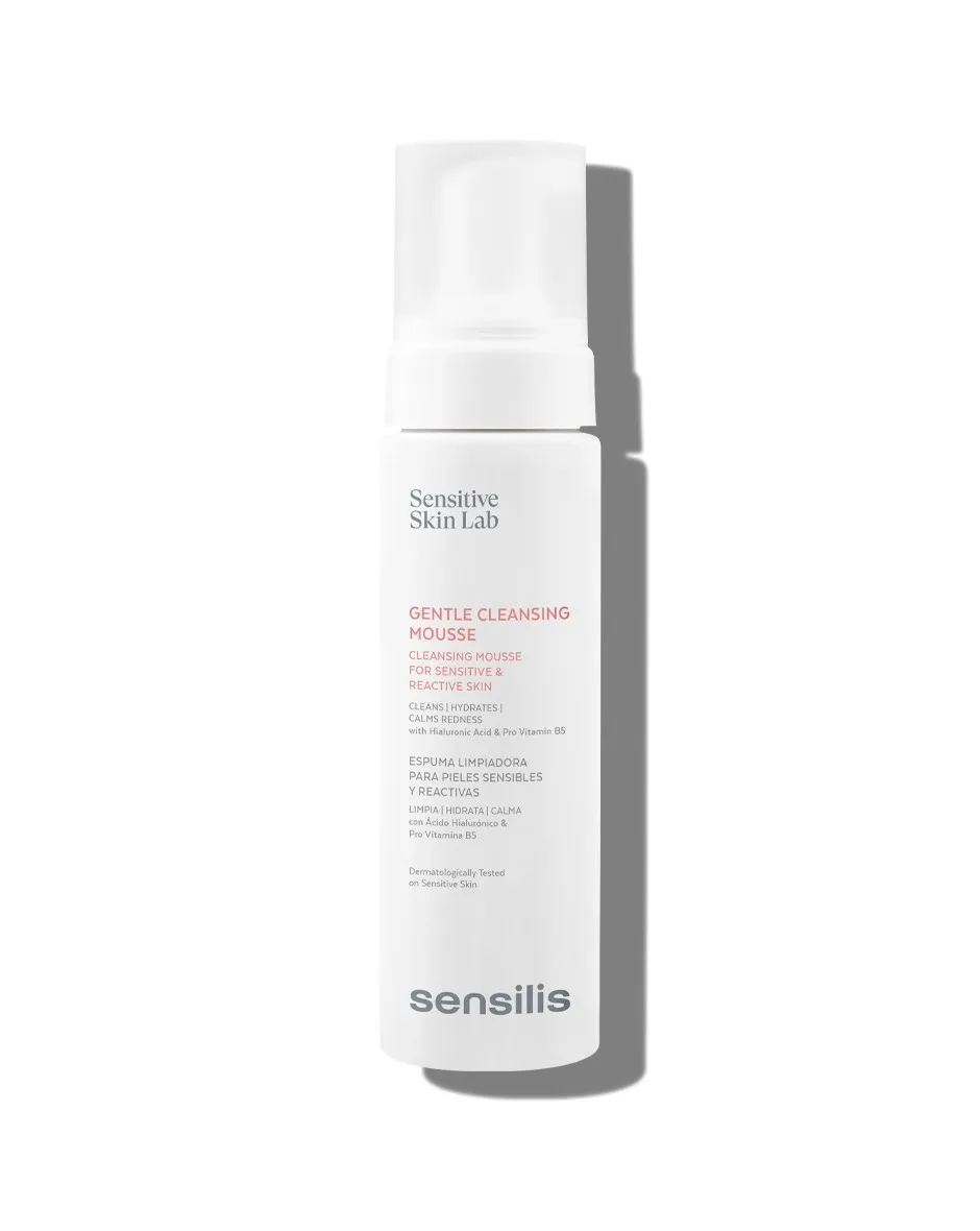 SENSILIS Gentle Cleansing Mousse attīrošas putas jūtīgai ādai, 200 ml - Produkta attēls 