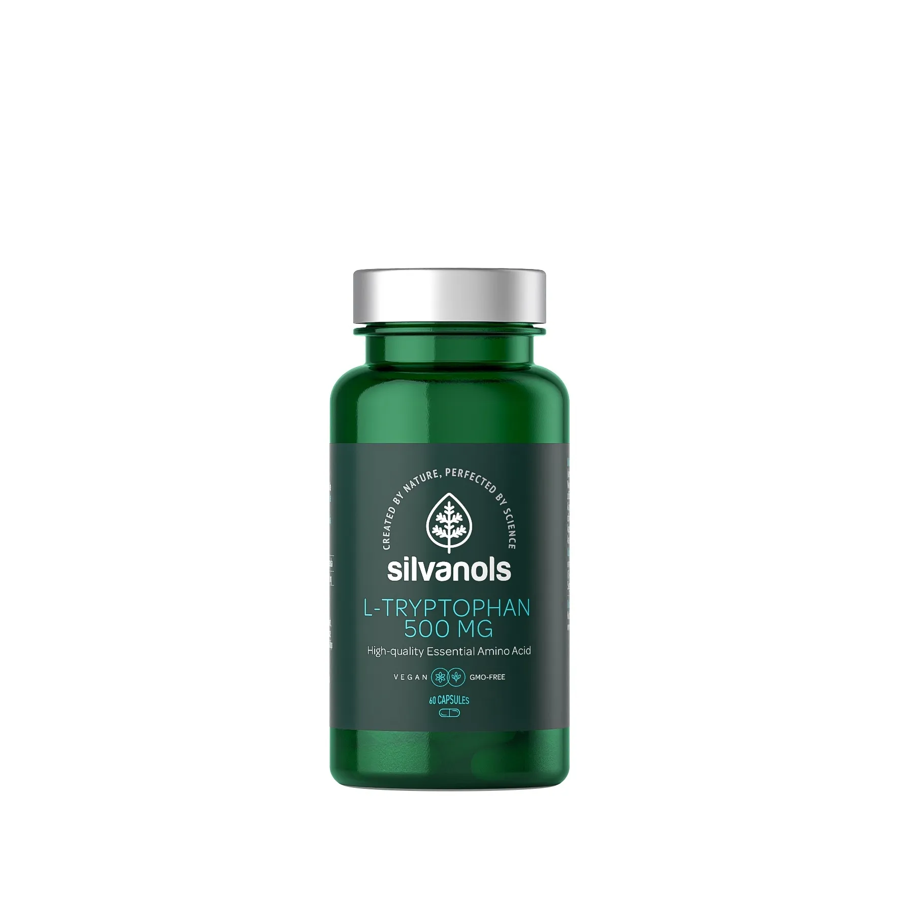 SILVANOLS L-Tryptophan 500 mg kapsulas, 60 gab. - Produkta attēls 