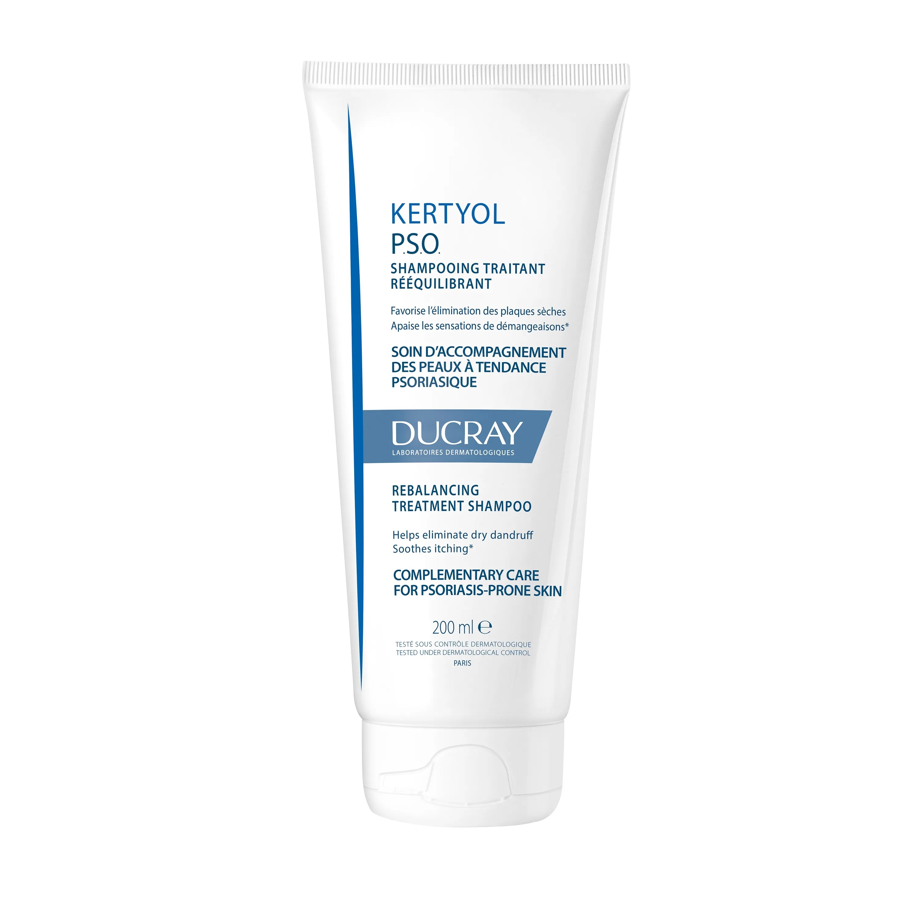 DUCRAY Kertyol P.S.O. šampūns, 200ml - Produkta attēls 