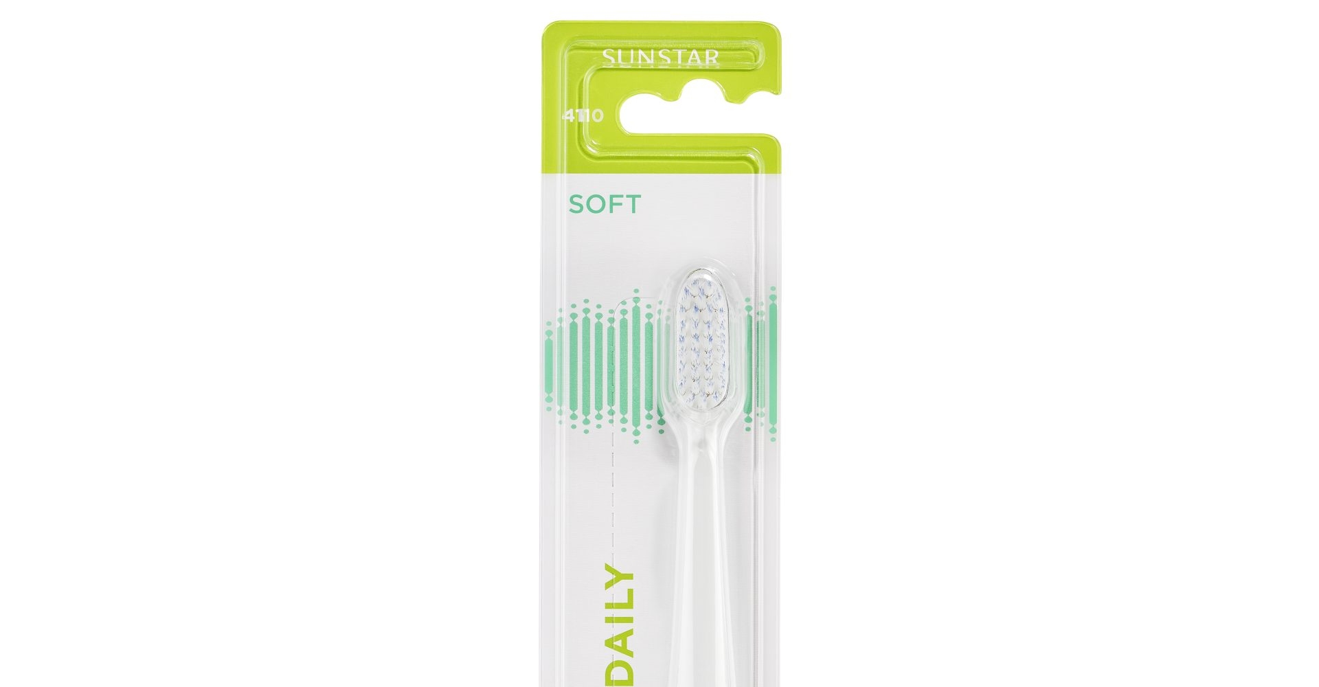 GUM® Sonic Daily White zobu birstes rezerves uzgaļi, 2 gab - Produkta attēls 