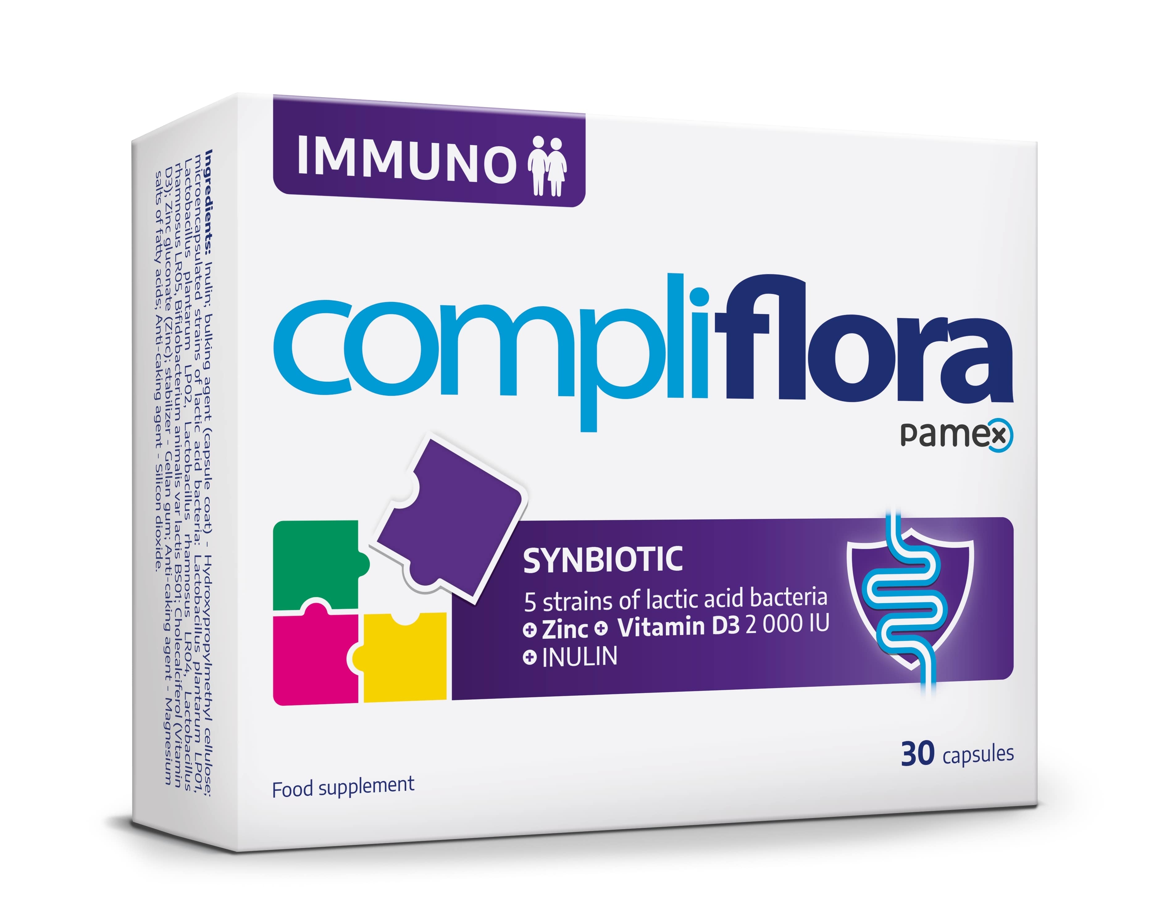 COMPLIFLORA Immuno kapsulas, 30 gab. - Produkta attēls 