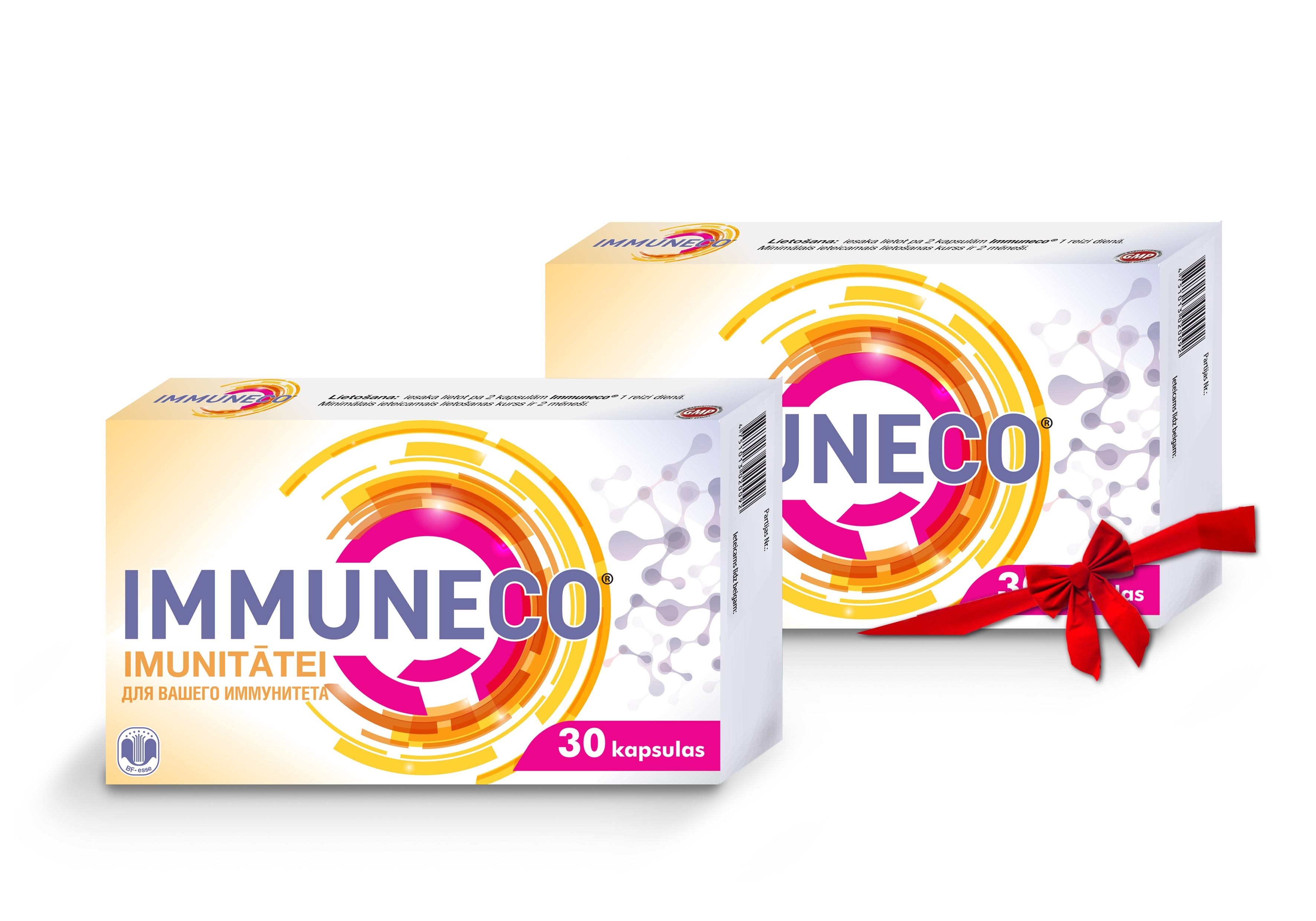 IMMUNECO kapsulas (1+1), 30 gab - Produkta attēls 
