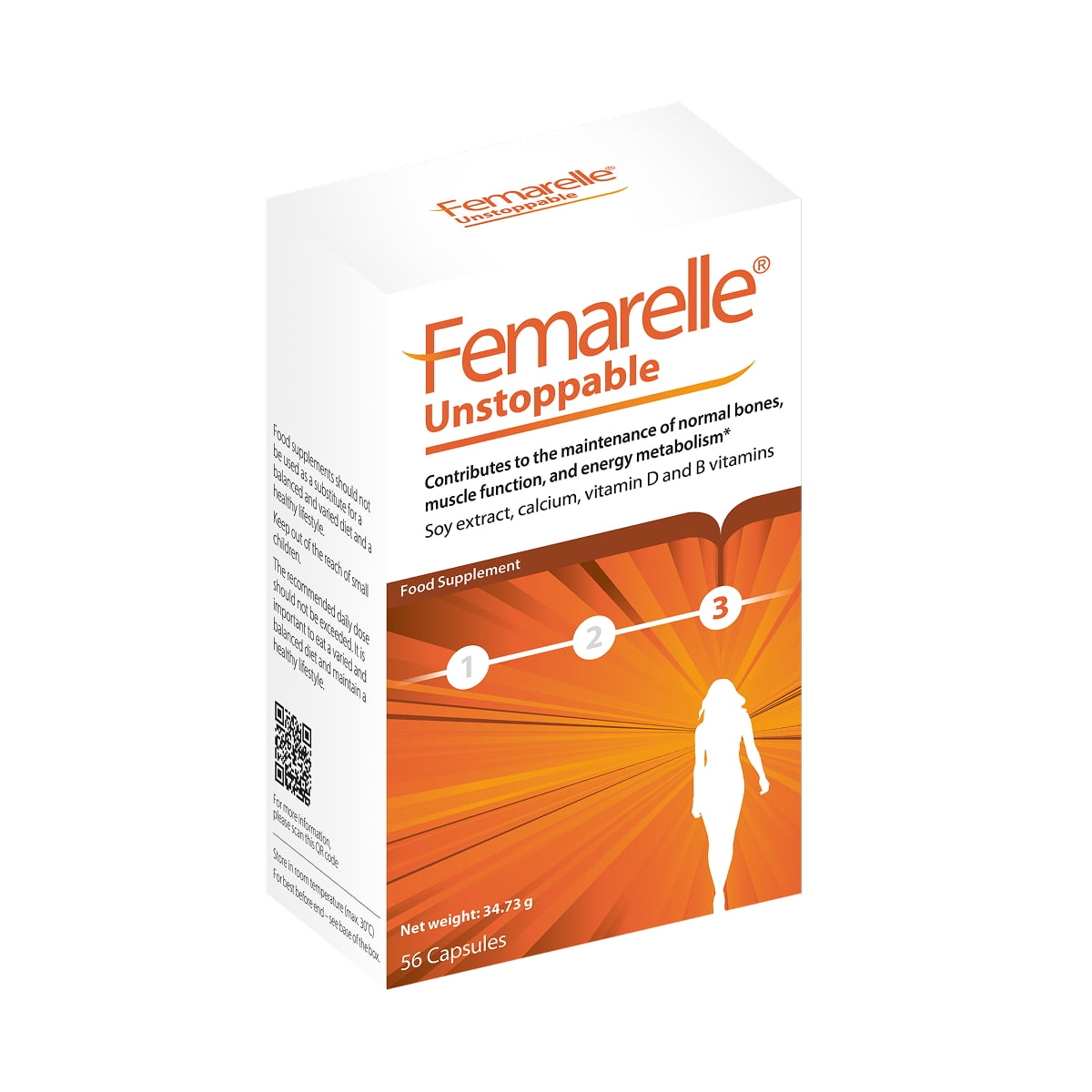 Femarelle® Unstoppable (Neapturama) kapsulas, 56 gab. - Produkta attēls 
