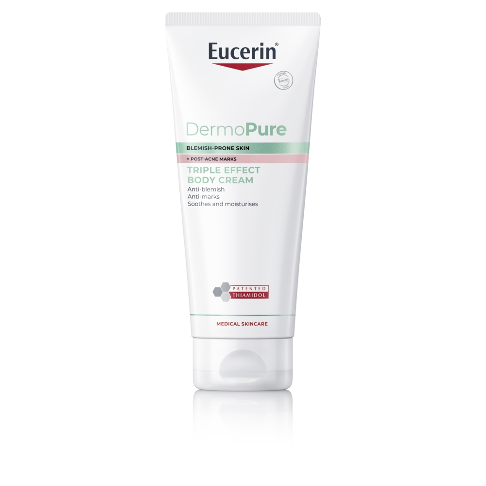 EUCERIN DermoPure Clinical koriģējošs ķermeņa krēms, 200 ml - Produkta attēls 