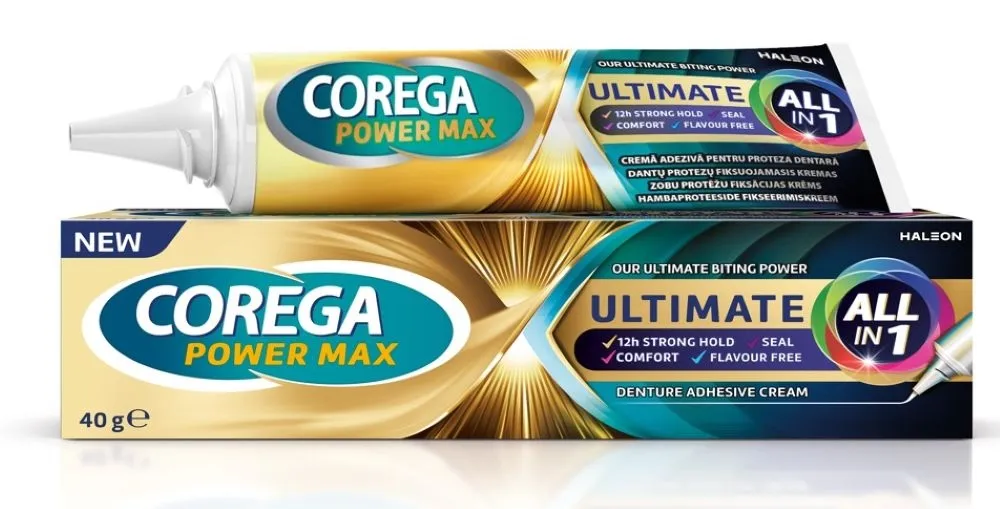 COREGA Power Max Ultimate All in 1 fiksācijas krēms, 40 g - Produkta attēls 