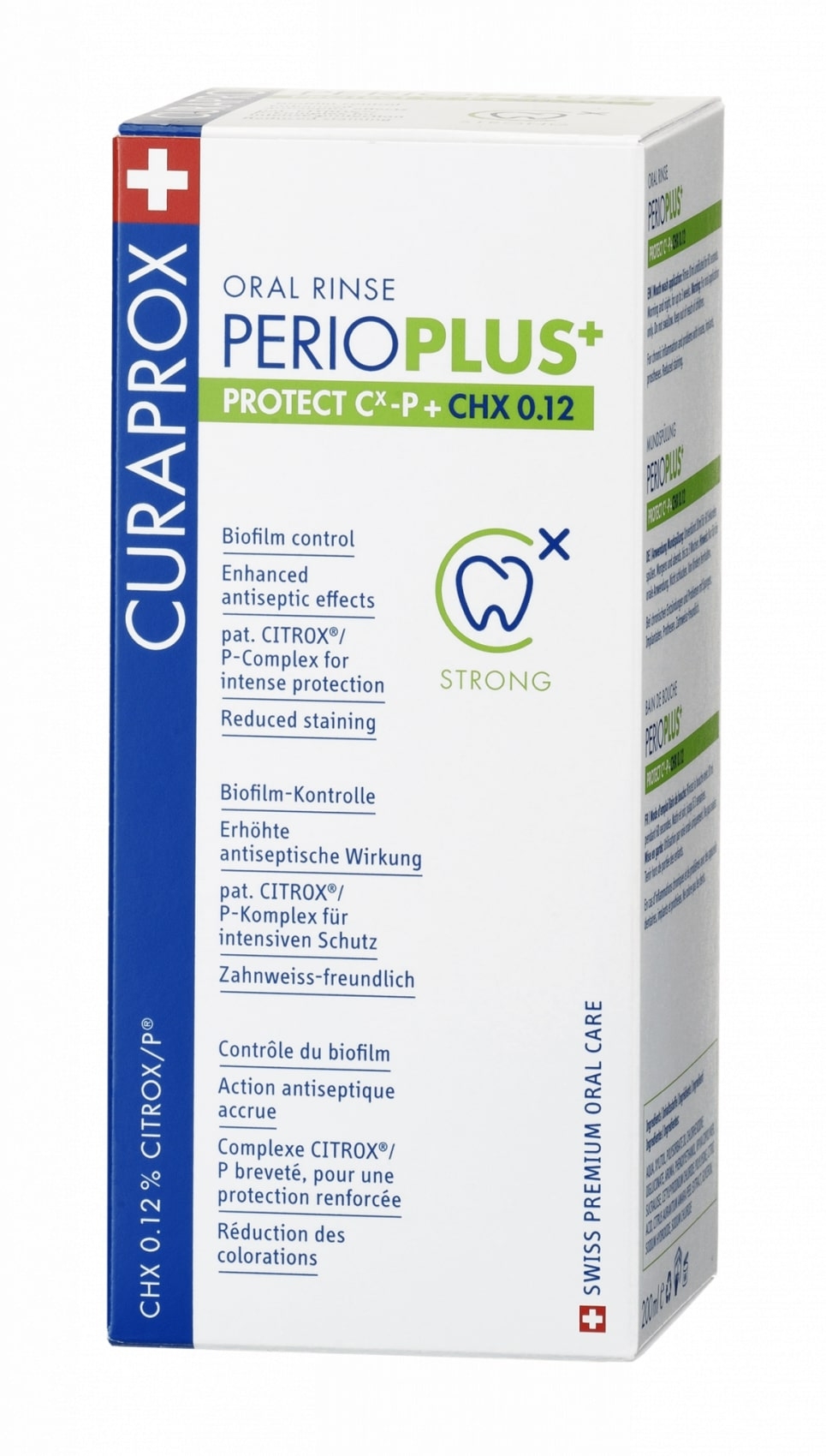 CURAPROX mutes skalojamais līdz ar CHX 0.12% un citroksu, 200 ml - Produkta attēls 