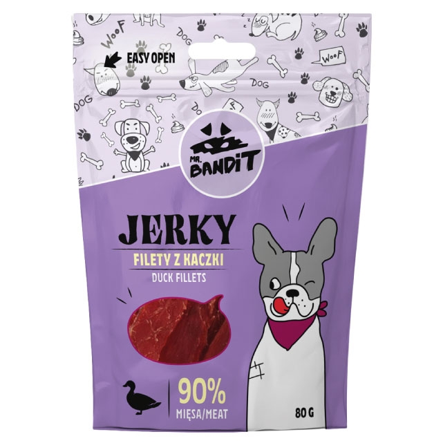 MR.BANDIT JERKY VĪTINĀTAS PĪLES FILEJAS 80G - Produkta attēls 