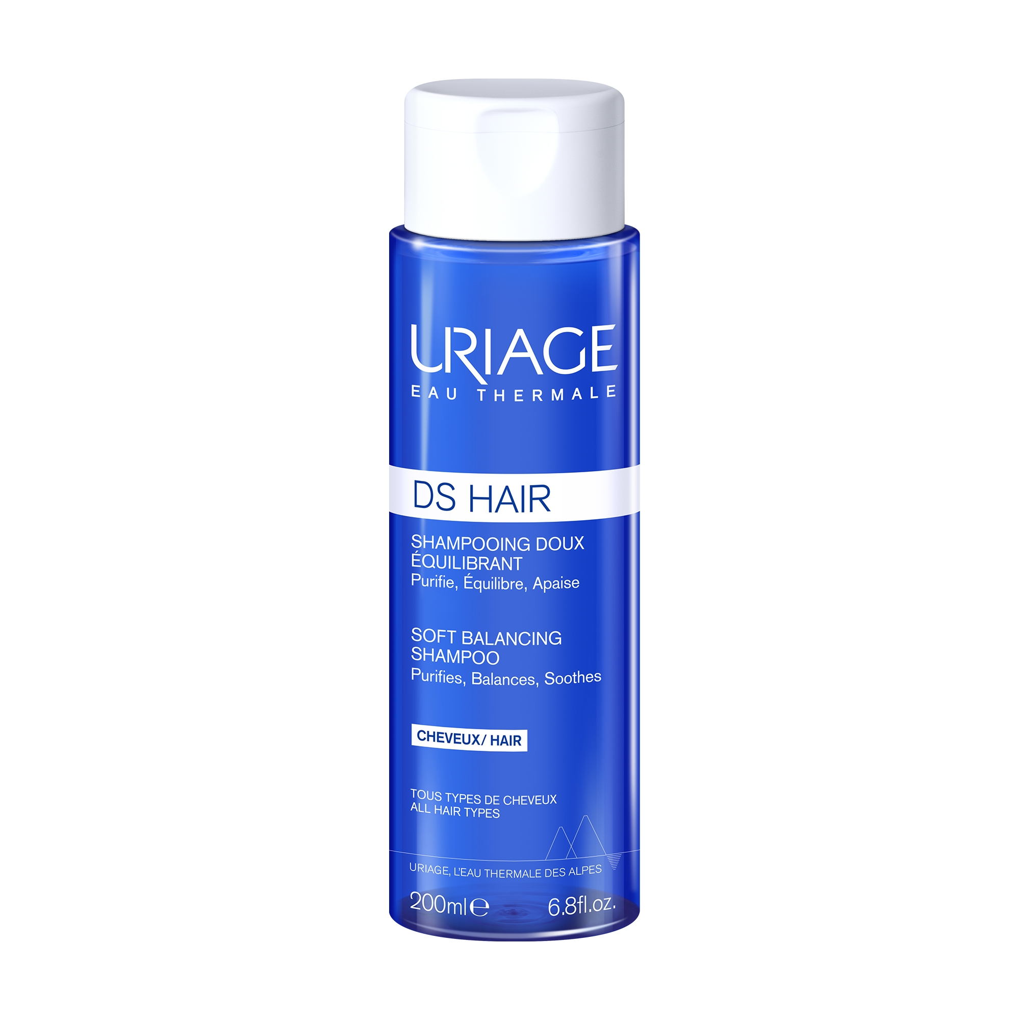 URIAGE D.S. Hair līdzsvarojošs matu šampūns, 200 ml - Produkta attēls 