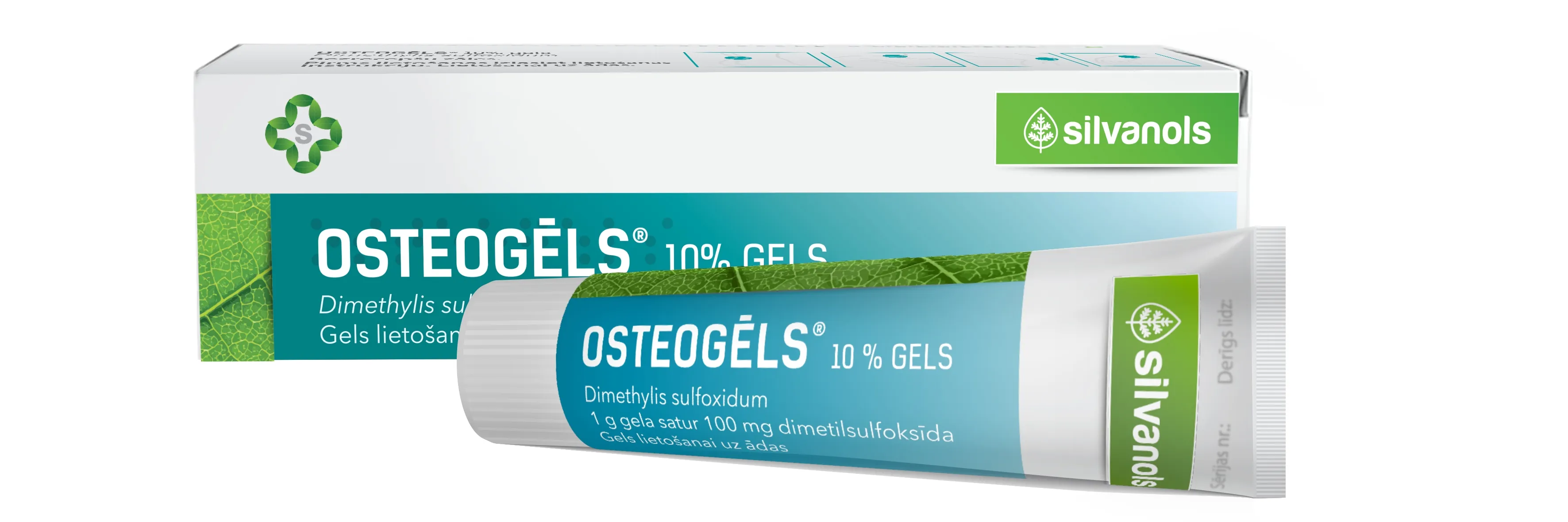 SILVANOLS Osteogēls 10 % gels, 40 g. - Produkta attēls 