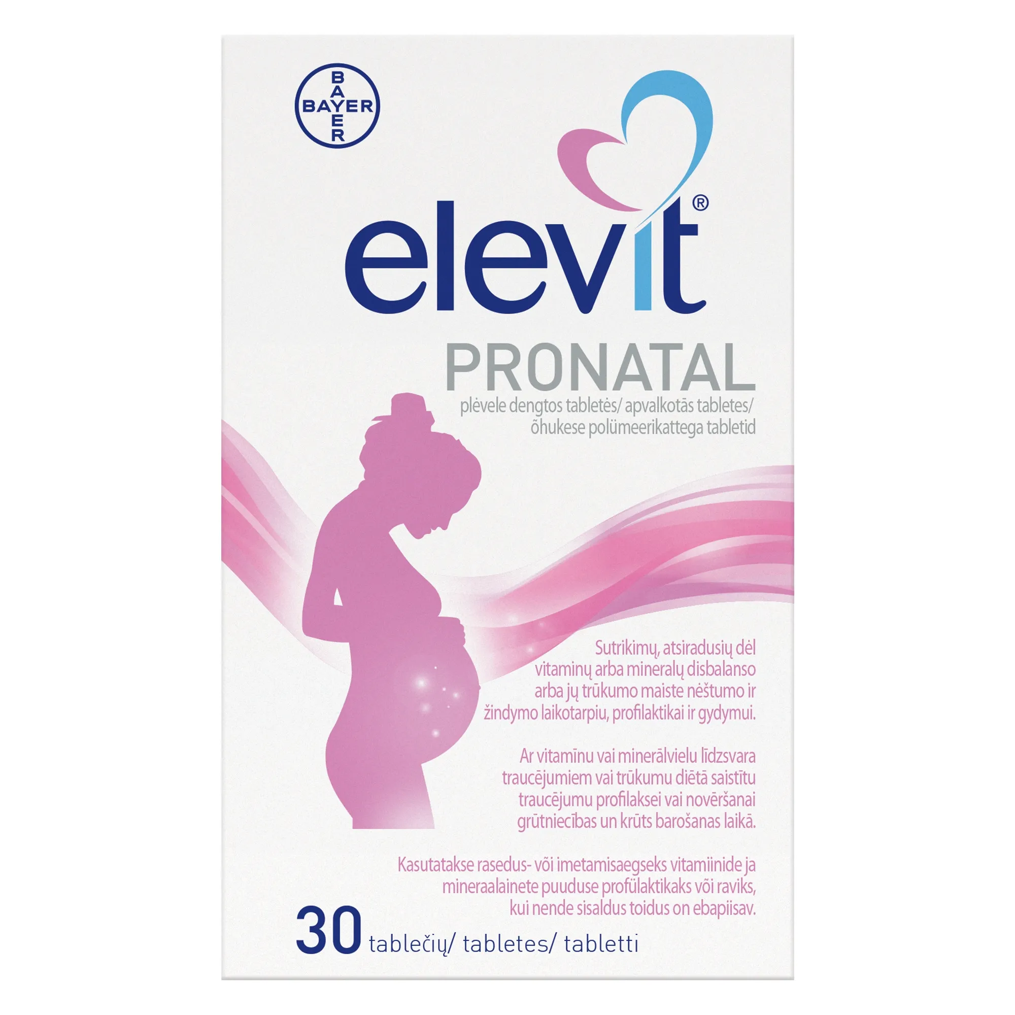 ELEVIT PRONATAL TABLETES N30 - Produkta attēls 4