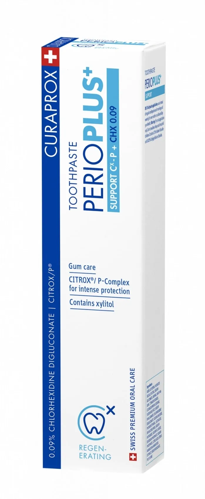 CURAPROX zobu pasta ar hialuronskābi CHX 0.09% un citroksu, 75 ml - Produkta attēls 