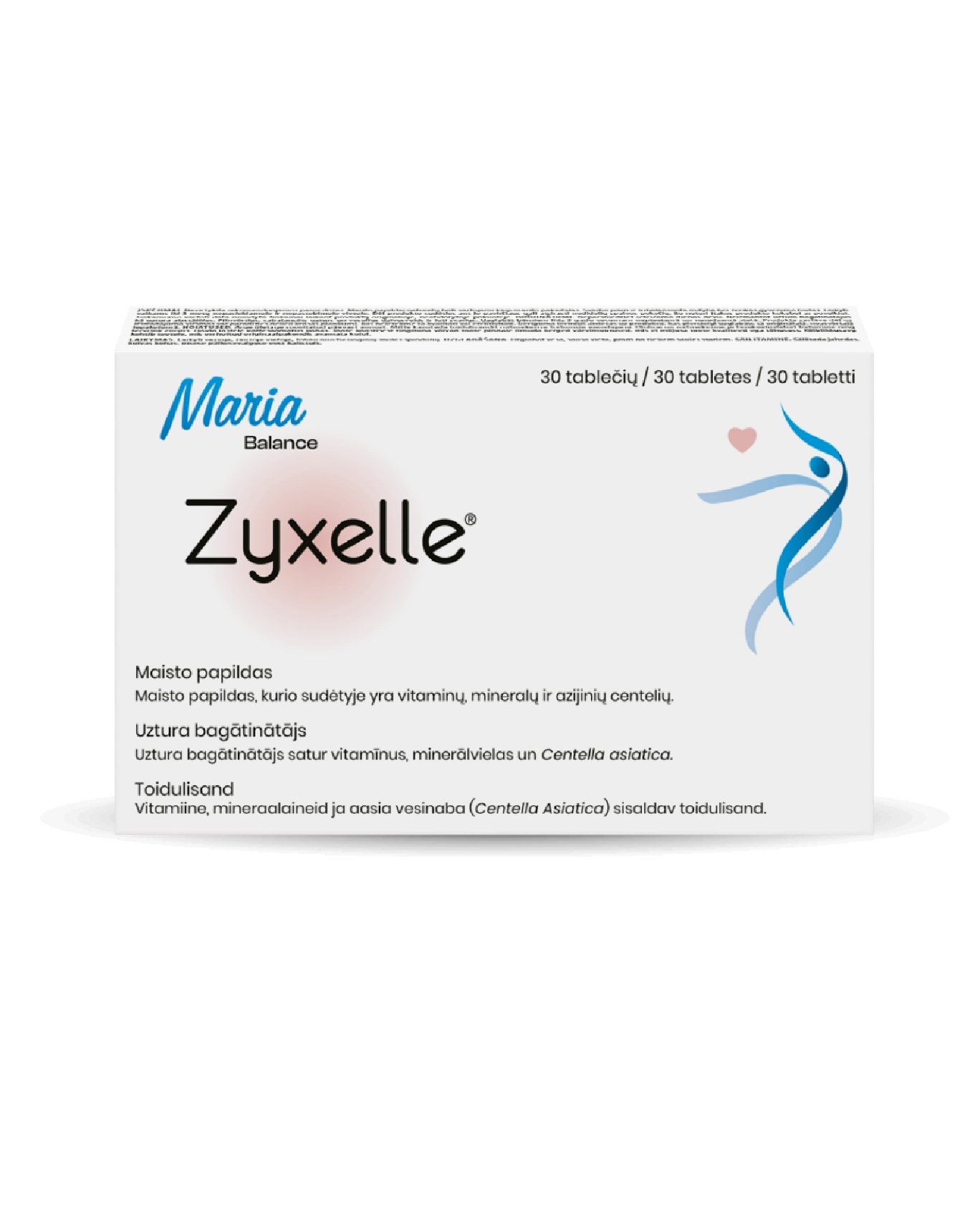 MARIA Balance Zyxelle tabletes, 30 gab - Produkta attēls 