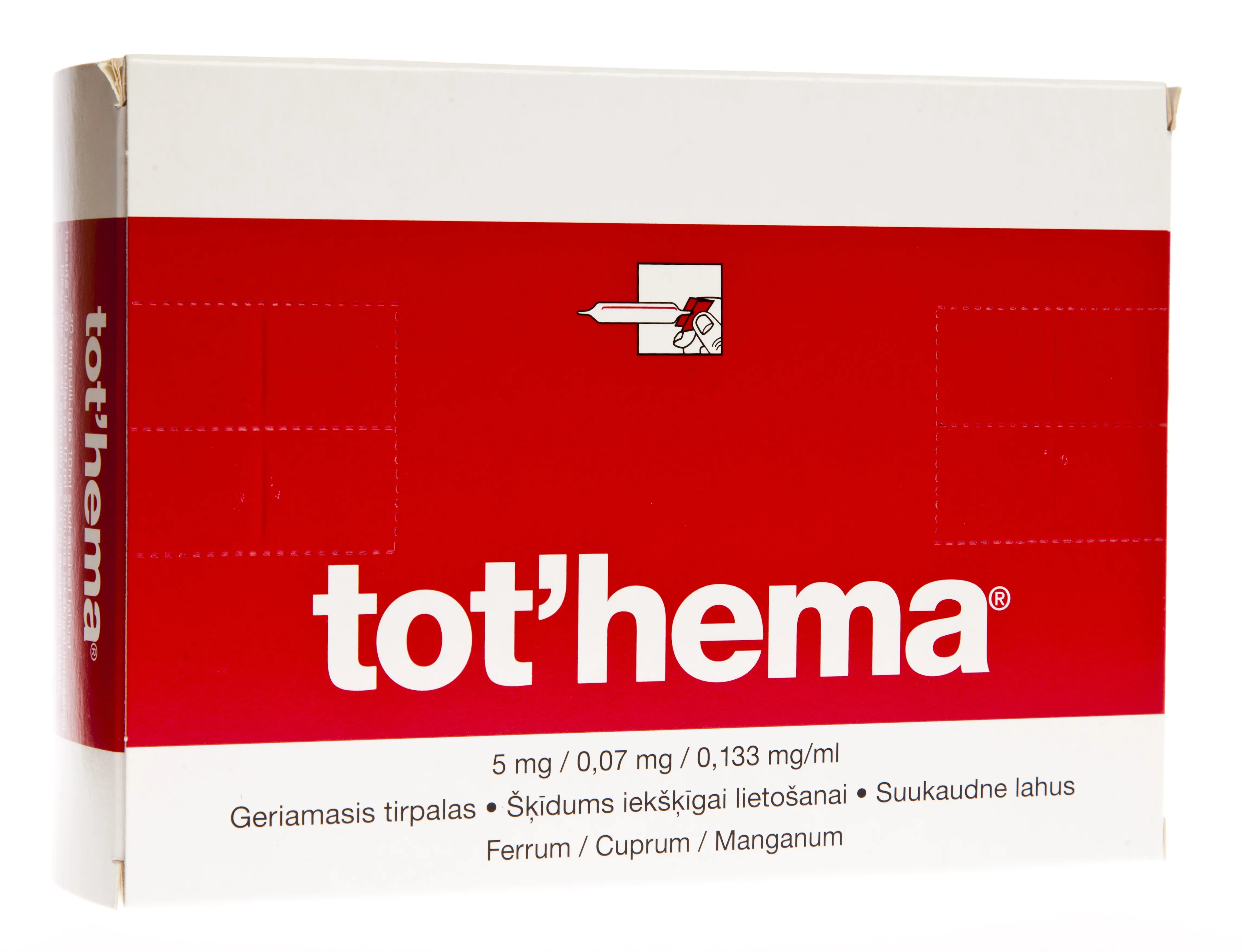 TOTHEMA 10ML AMPULAS N20 - Produkta attēls 