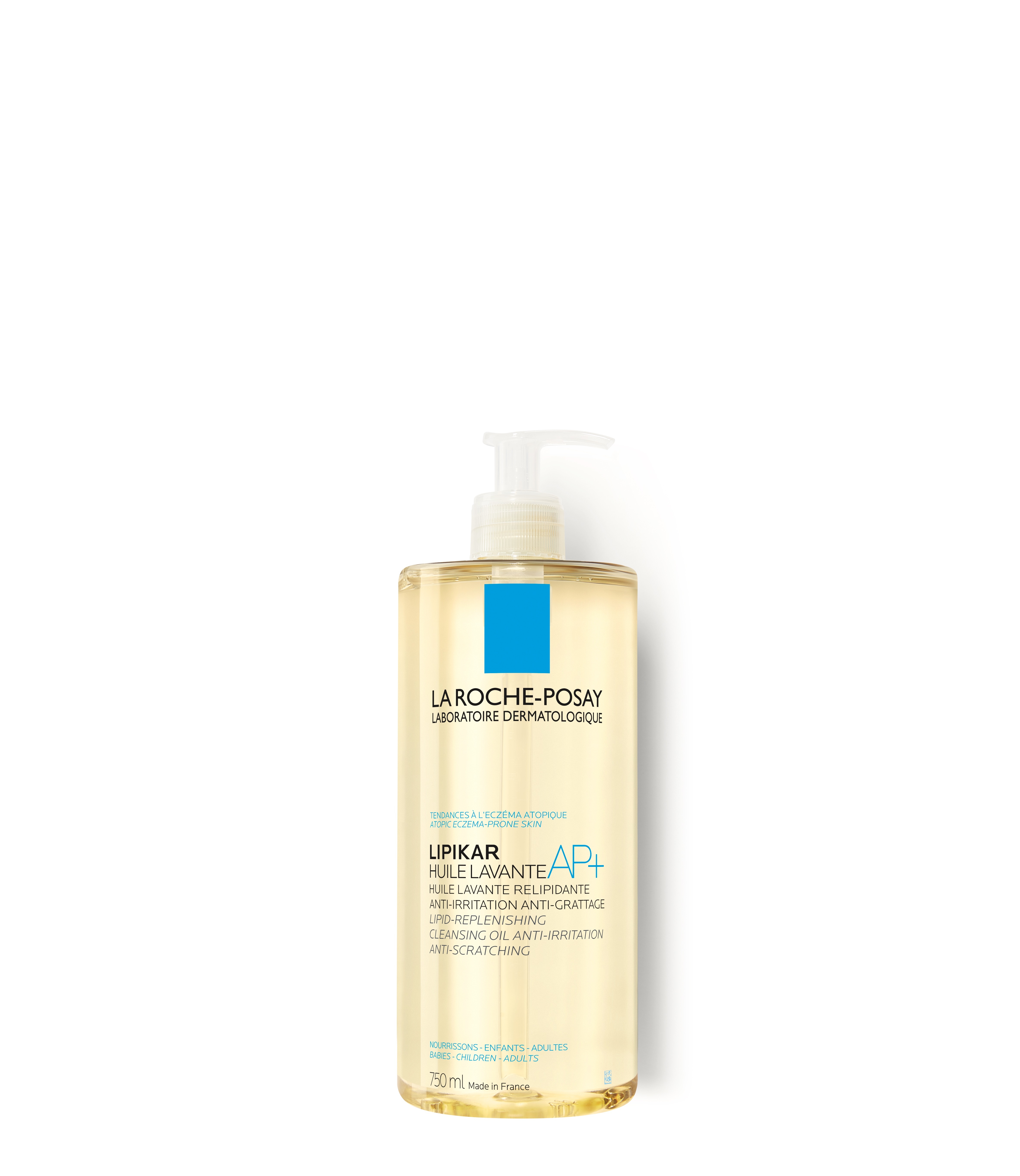 LA ROCHE-POSAY Lipikar AP+ attīroša eļļa, 750 ml - Produkta attēls 