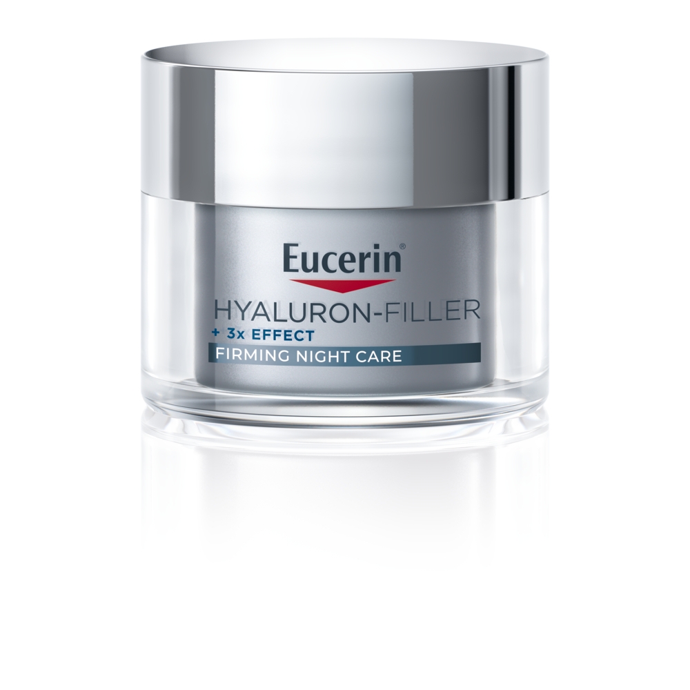 EUCERIN Hyaluron-Filler +3x Effect nostiprinošs nakts sejas krēms, 50 ml - Produkta attēls 