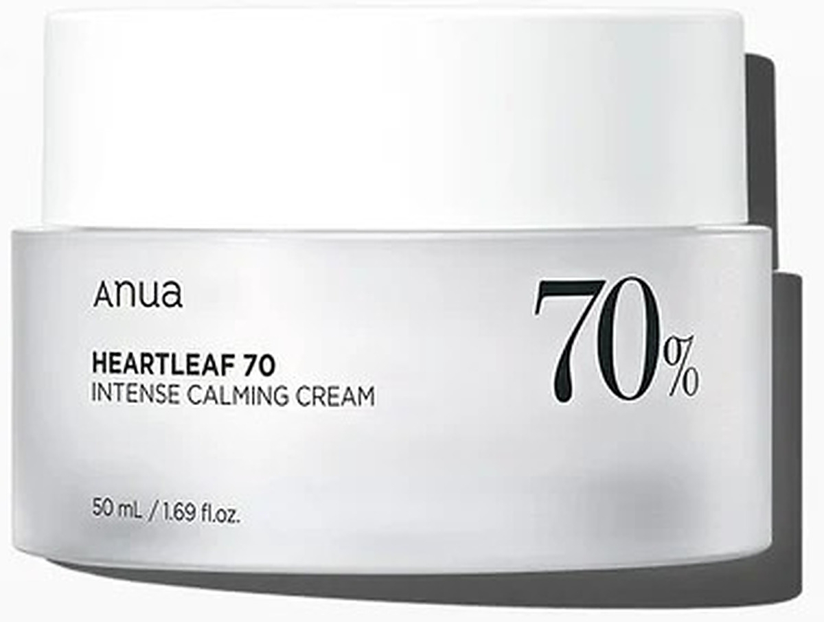 ANUA Heartleaf 70 intensīvi nomierinošais sejas krēms, 50 ml - Produkta attēls 
