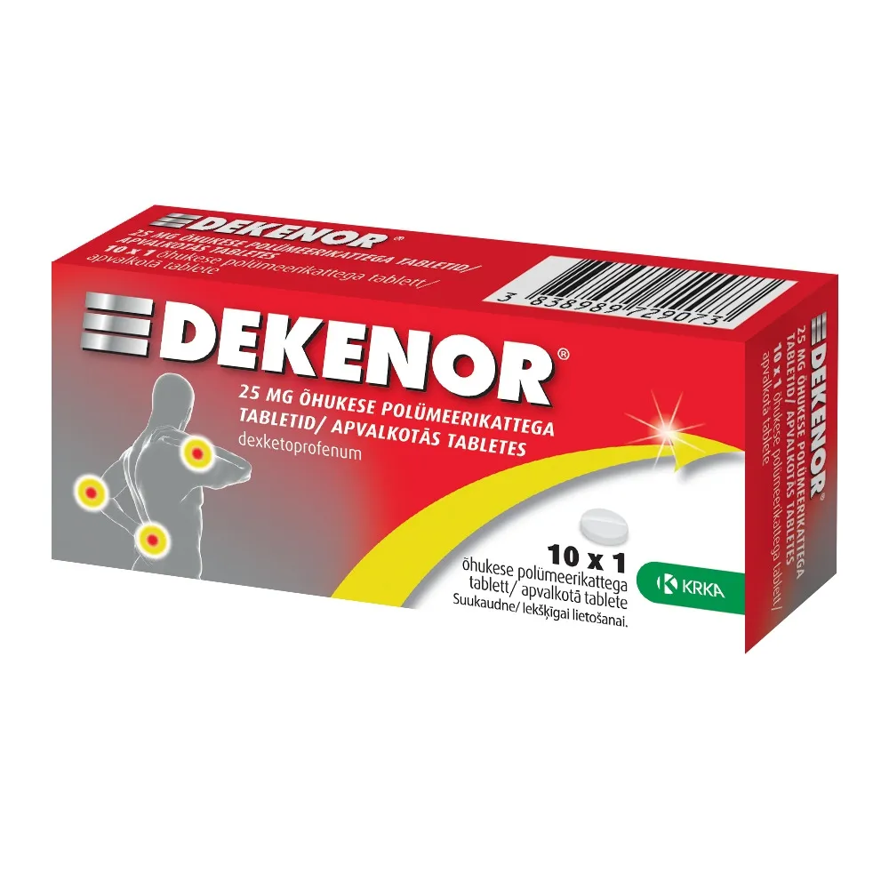 DEKENOR 25MG TBL N10 - Produkta attēls 