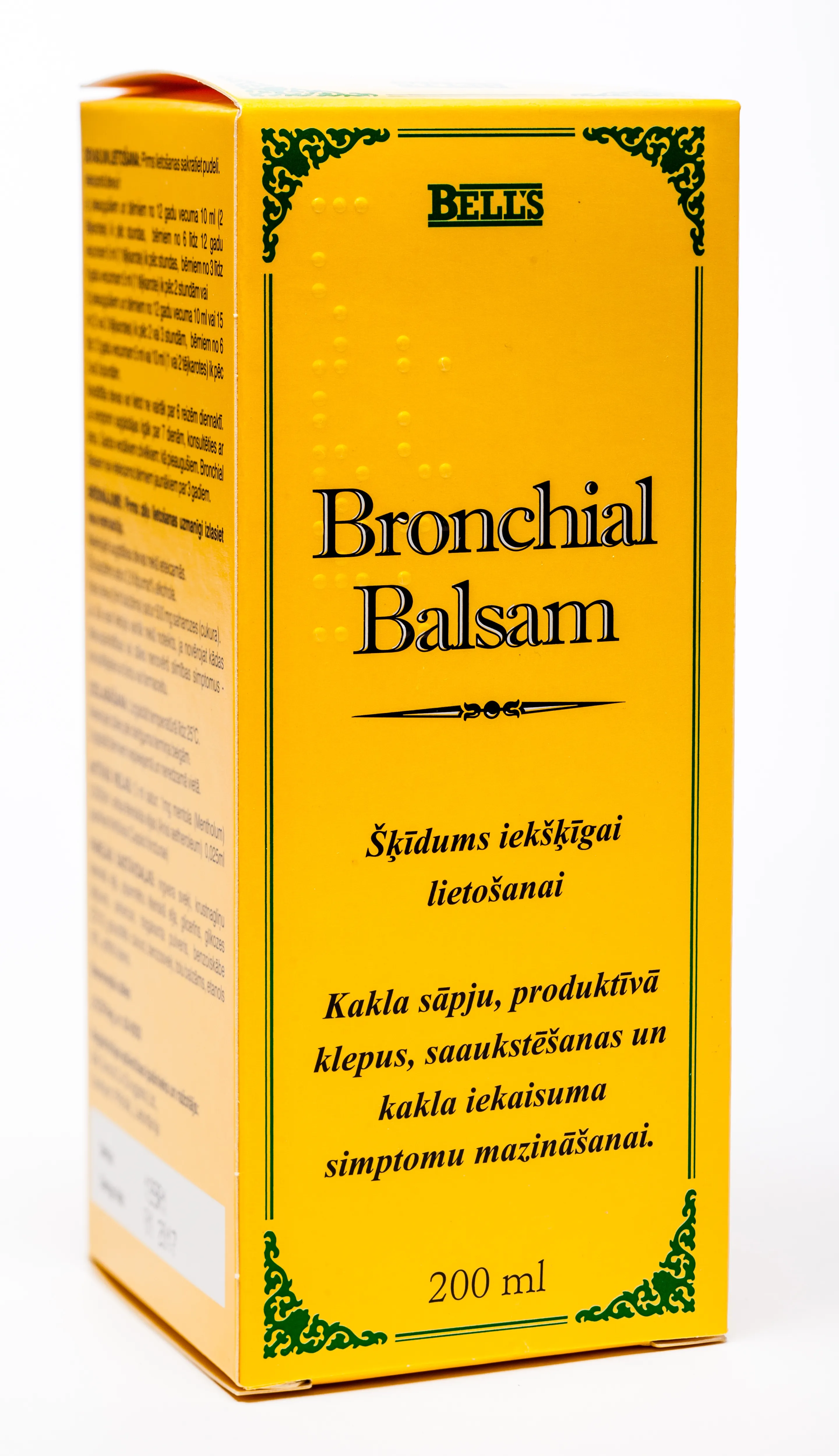 BRONHIĀLAIS BALZĀMS 200ML - Produkta attēls 