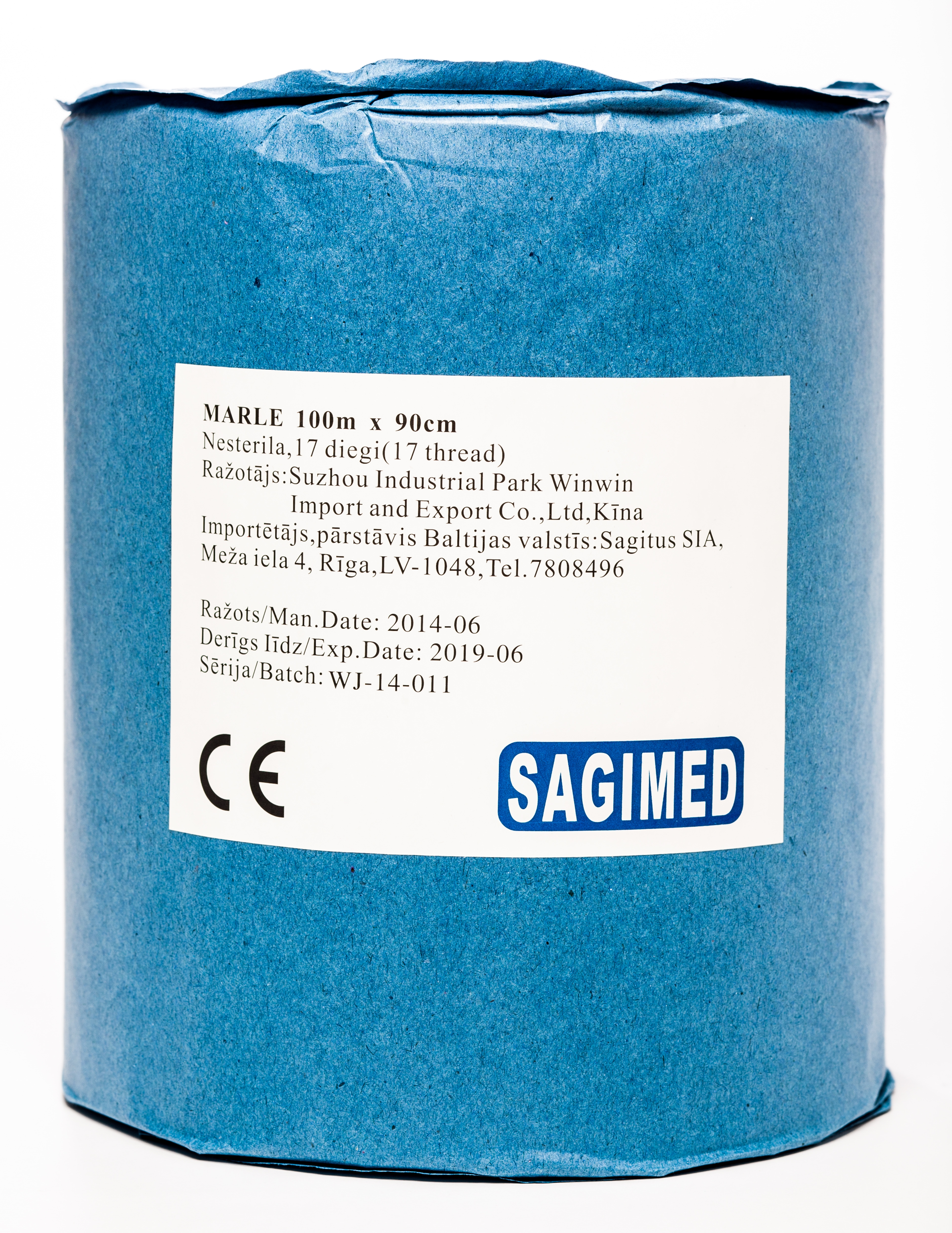 MARLE MEDICĪNISKĀ (17 DIEGI) 100Mx90CM (SAGIMED) - Produkta attēls 