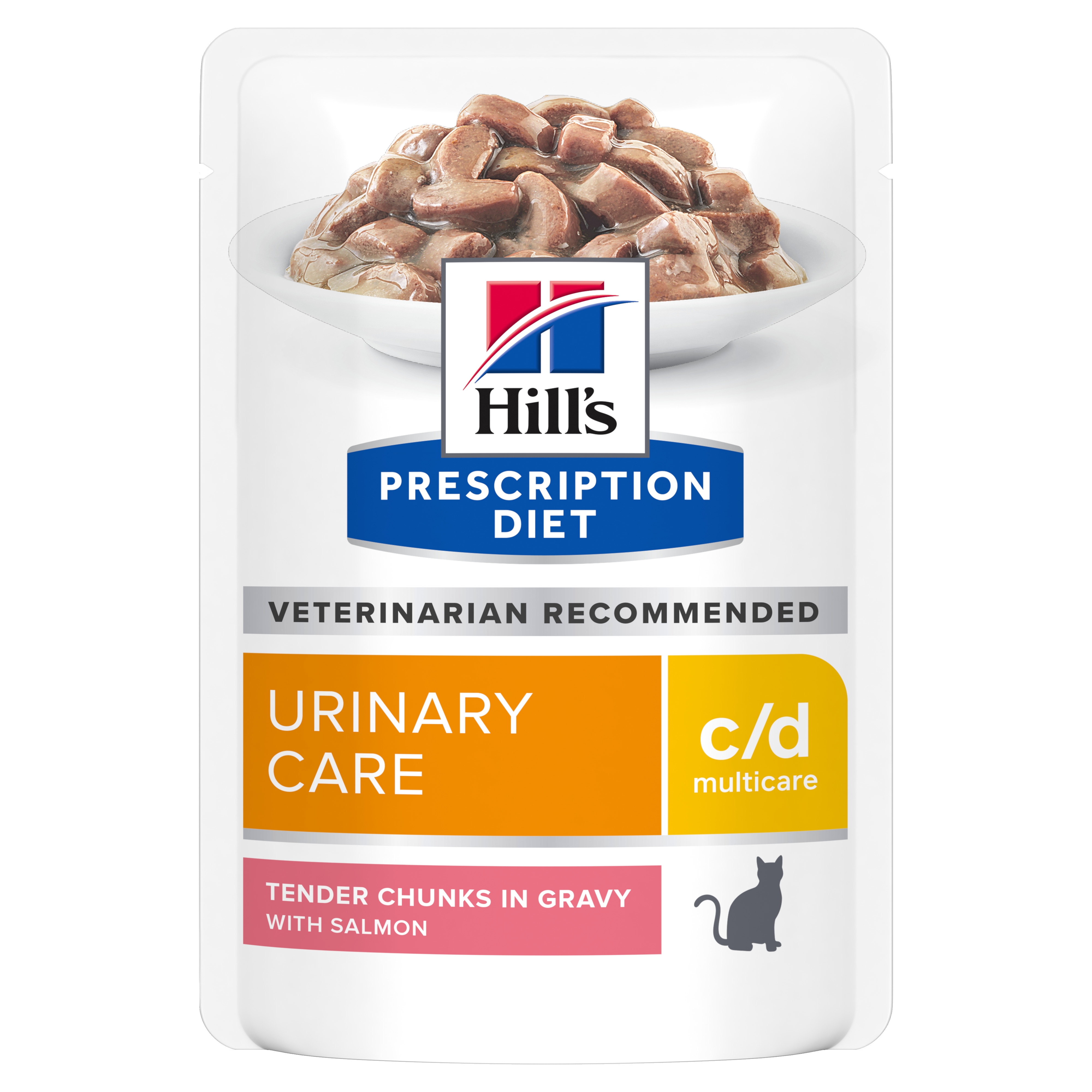 Hills PD kaķu mitrā barība paciņā C/D Multicare lasis 85g N12 - Produkta attēls 