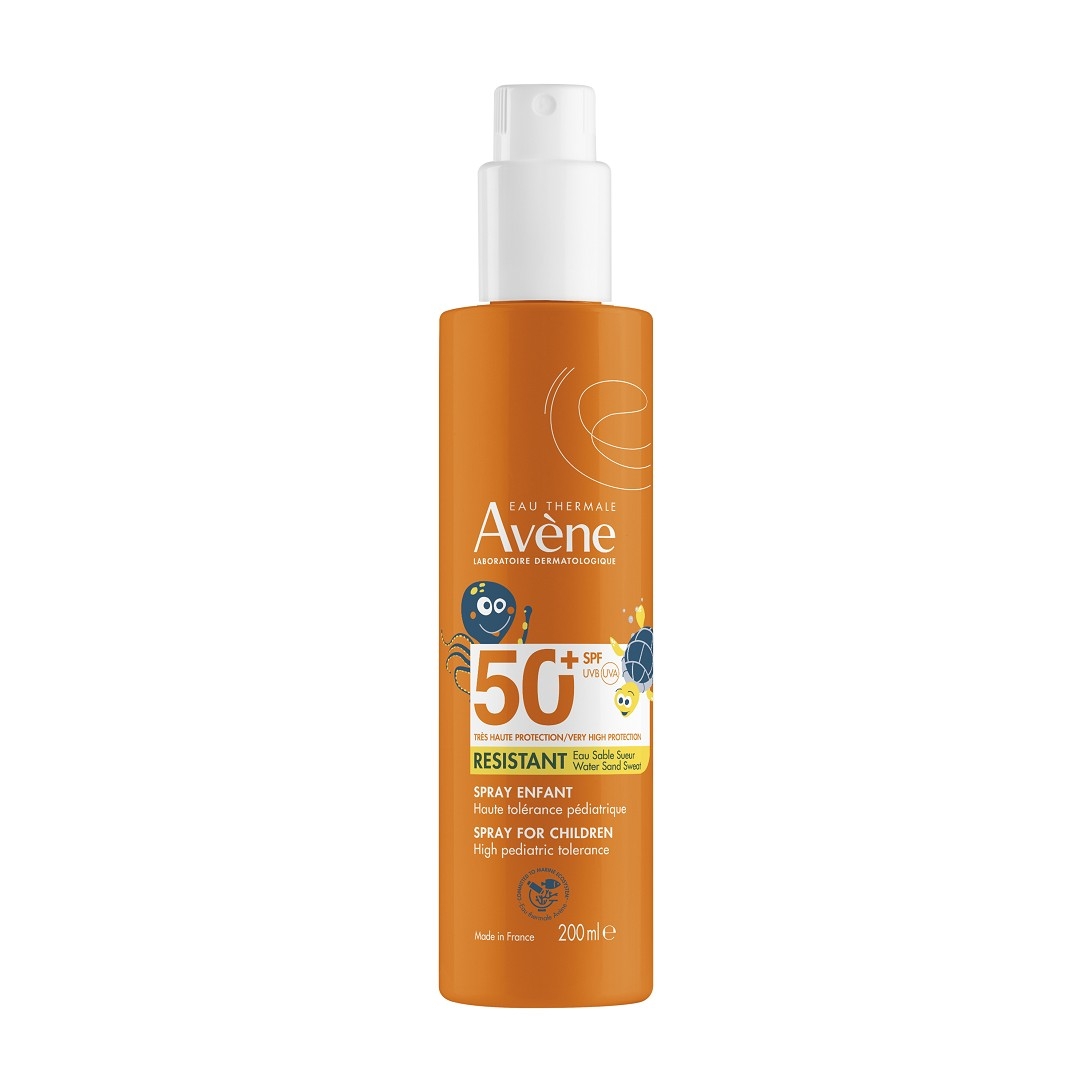 AVENE Sun SPF50+ aizsardzības sprejs bērniem, 200 ml - Produkta attēls 