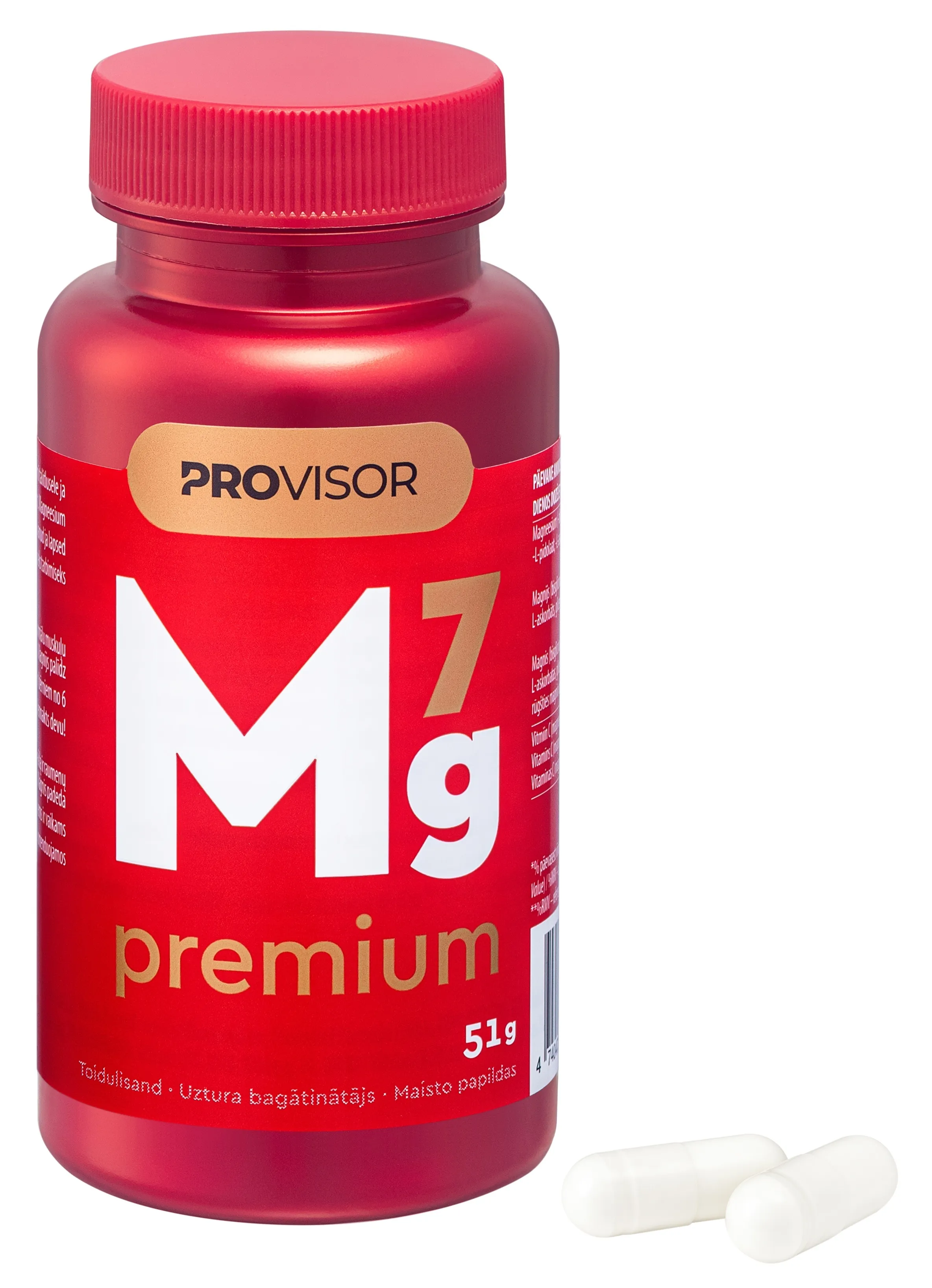 PROVISOR Mg 7 Premium kapsulas, 60 gab. - Produkta attēls 