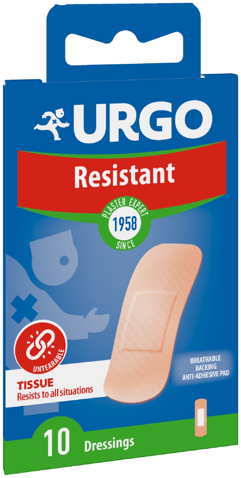 URGO izturīgs plāksteris, 1 m x 6 cm - Produkta attēls 